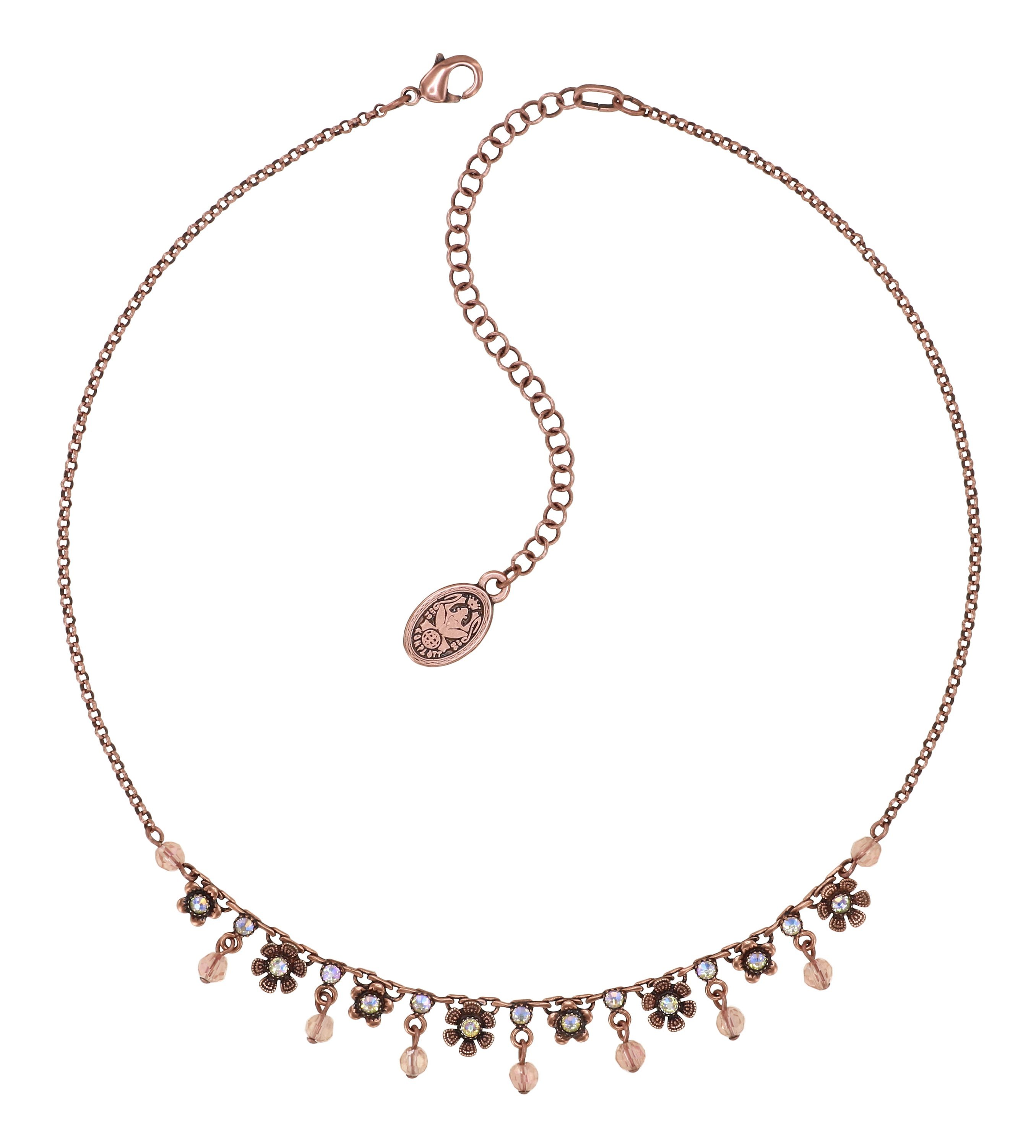 image pour Collier Love, Shine and Flowers Rose  