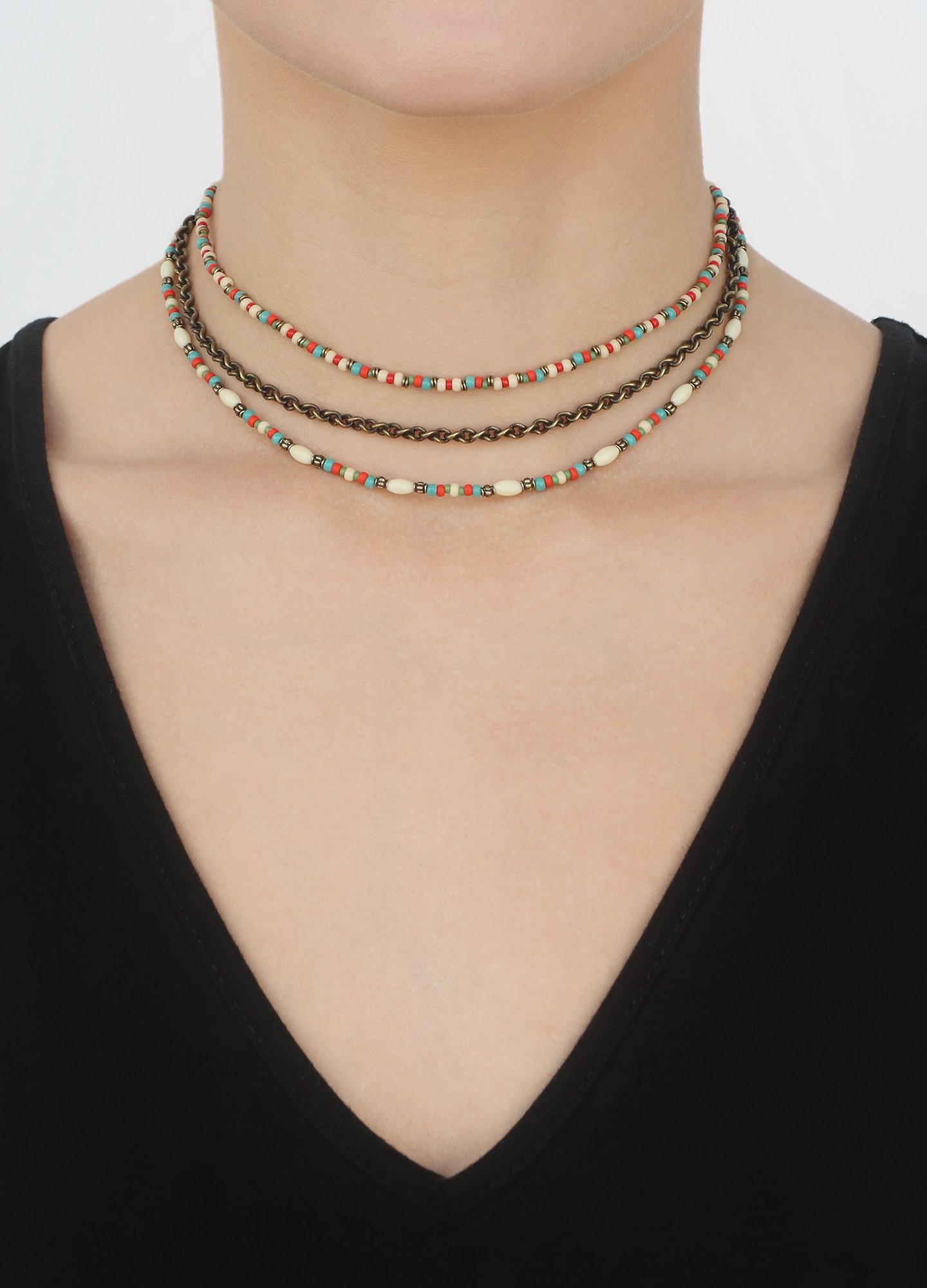 image pour Collier African Kiss Multi  