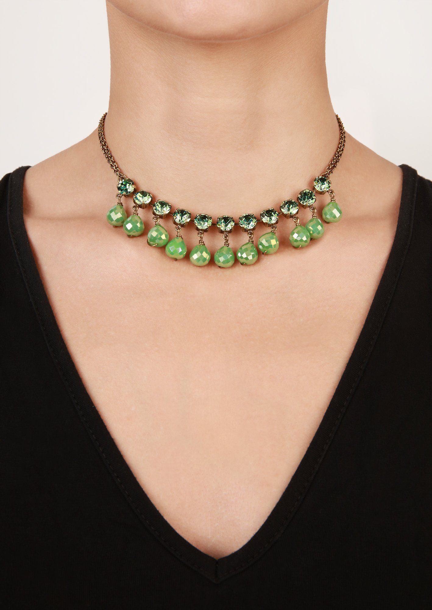 image for Necklace Merry Go Round Green  