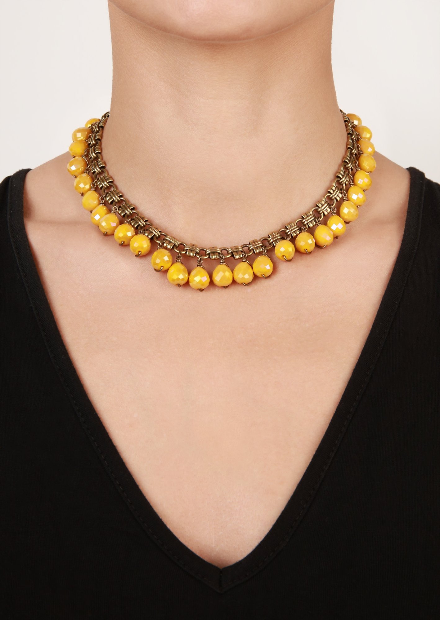 image pour Collier Merry Go Round Jaune  