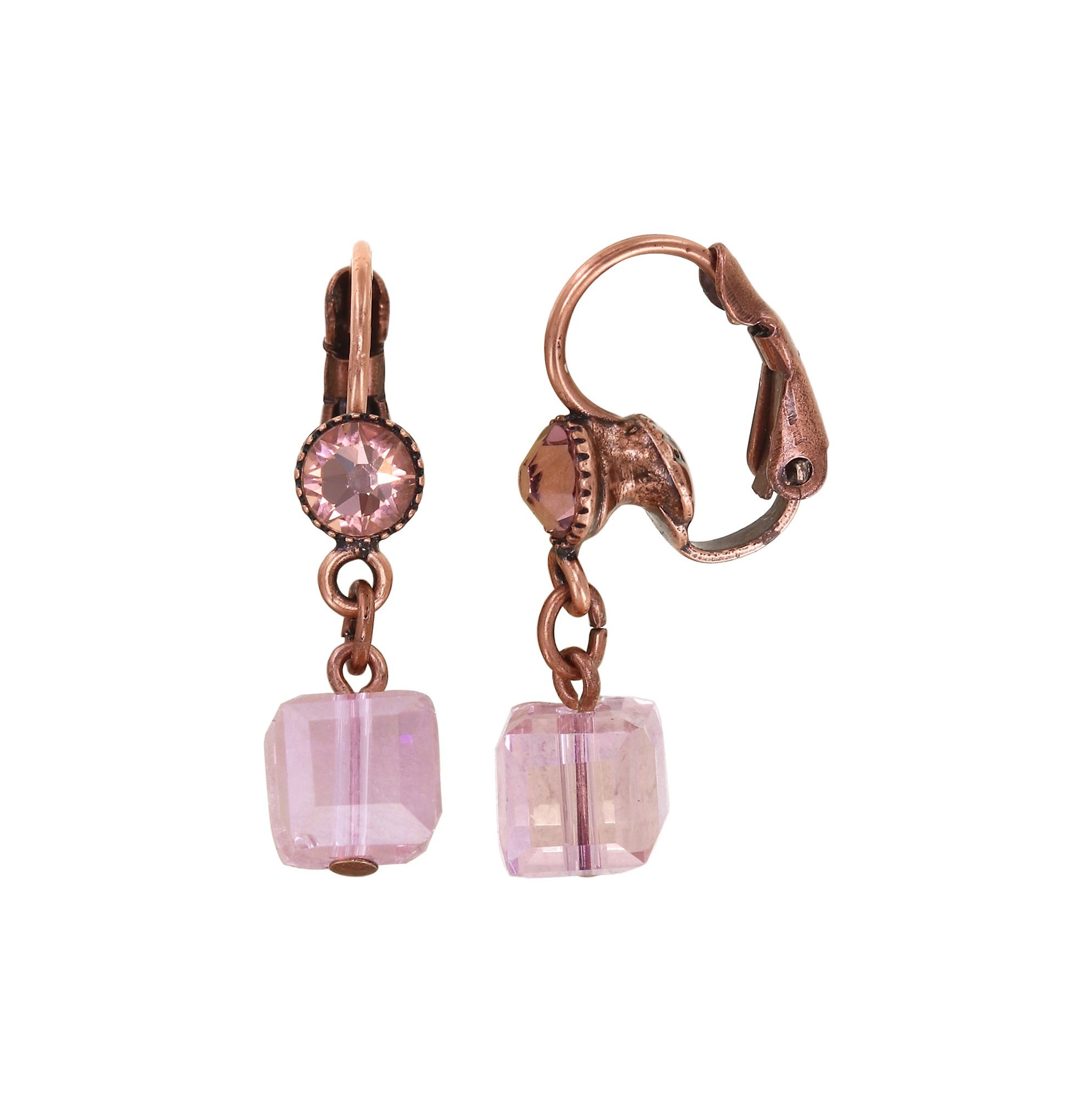 Bild für Ohrringe Brisur Cubes Pink Vintage Rosa 