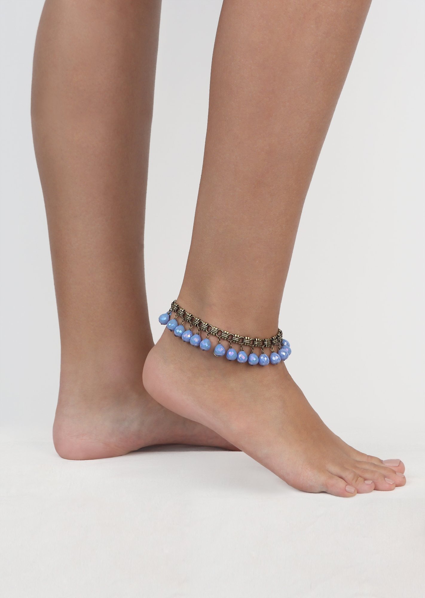 image for Anklet Merry Go Round Dark Blue  