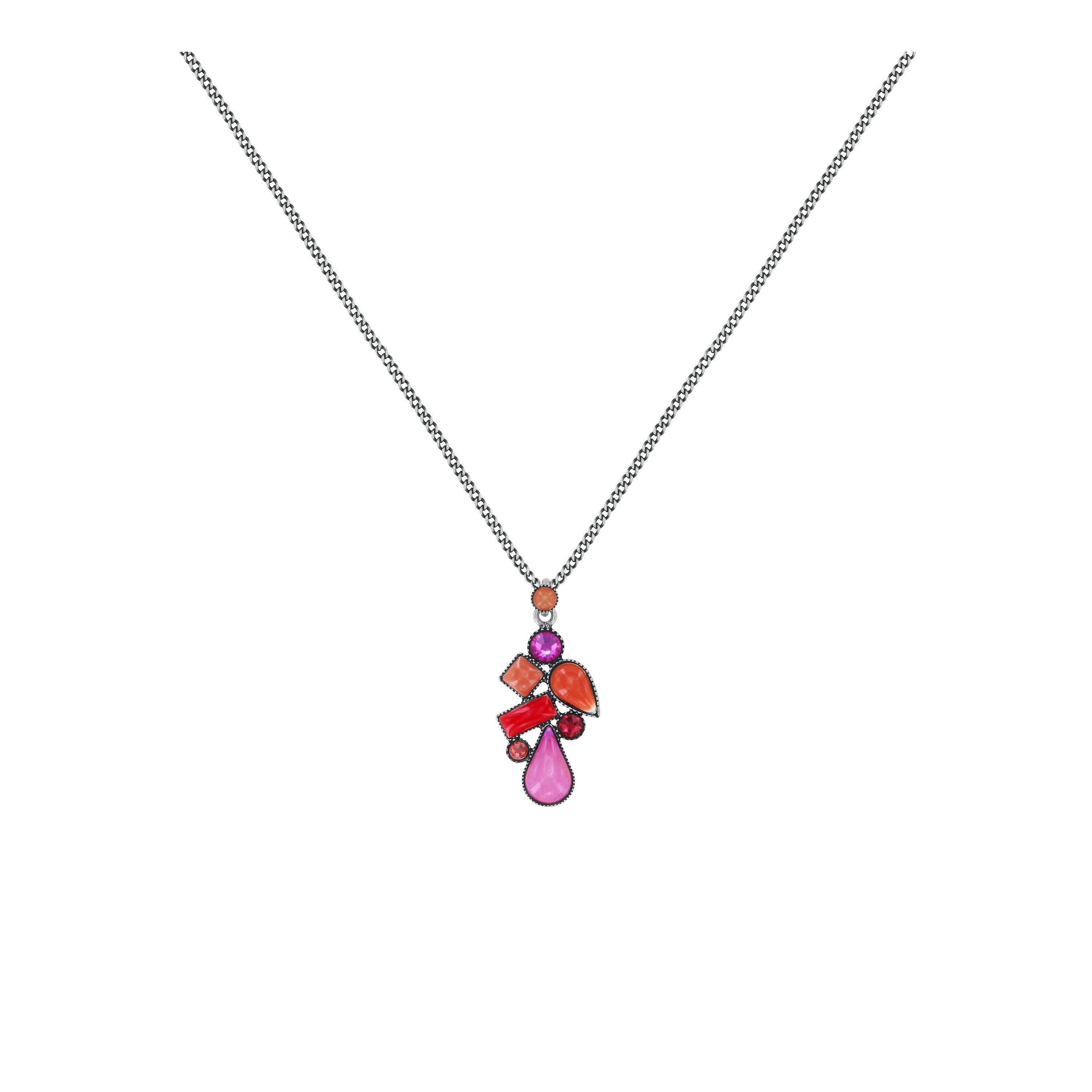 image pour Collier pendant Afternoon Bling Rouge  