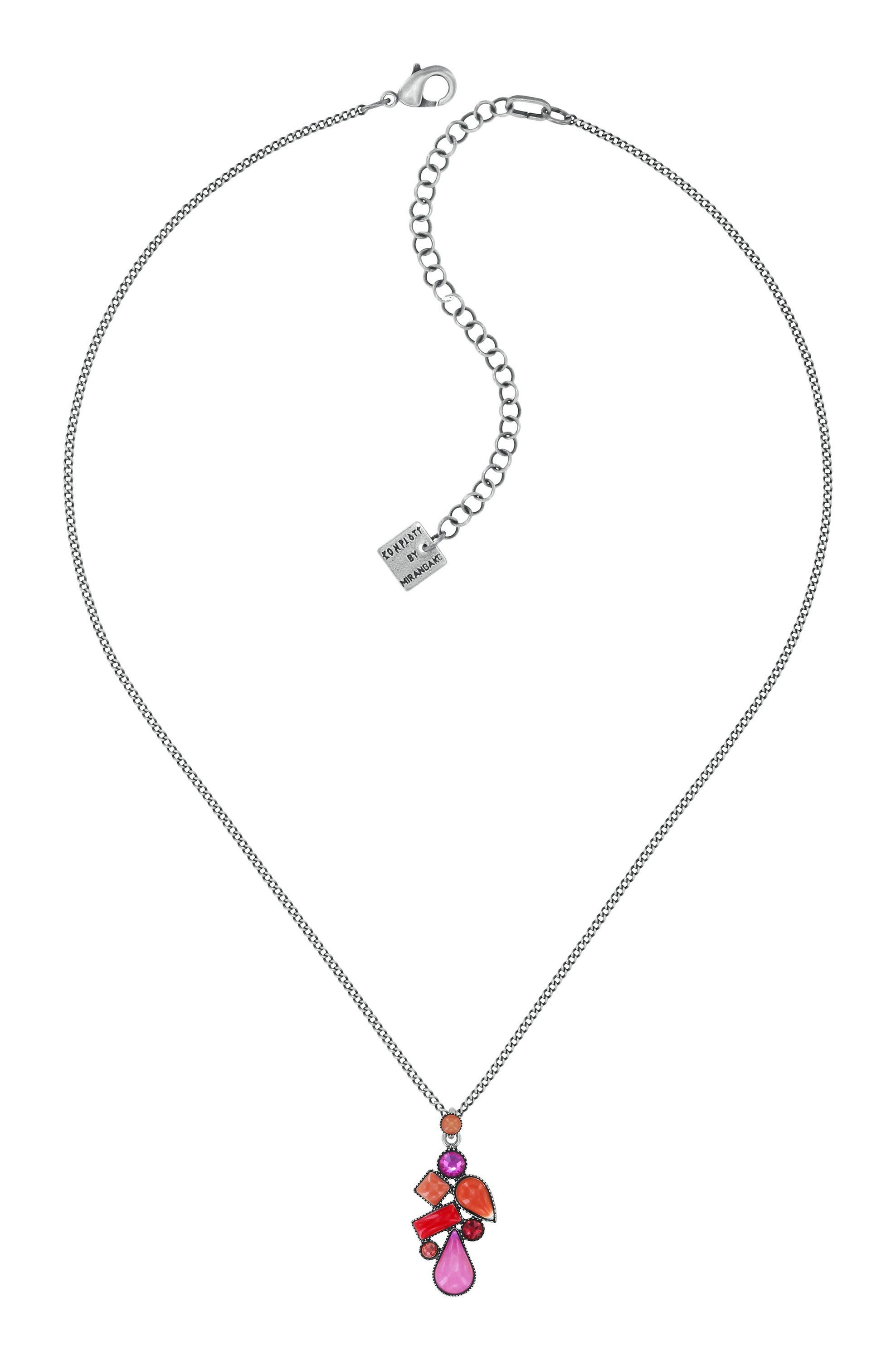 image pour Collier pendant Afternoon Bling Rouge  