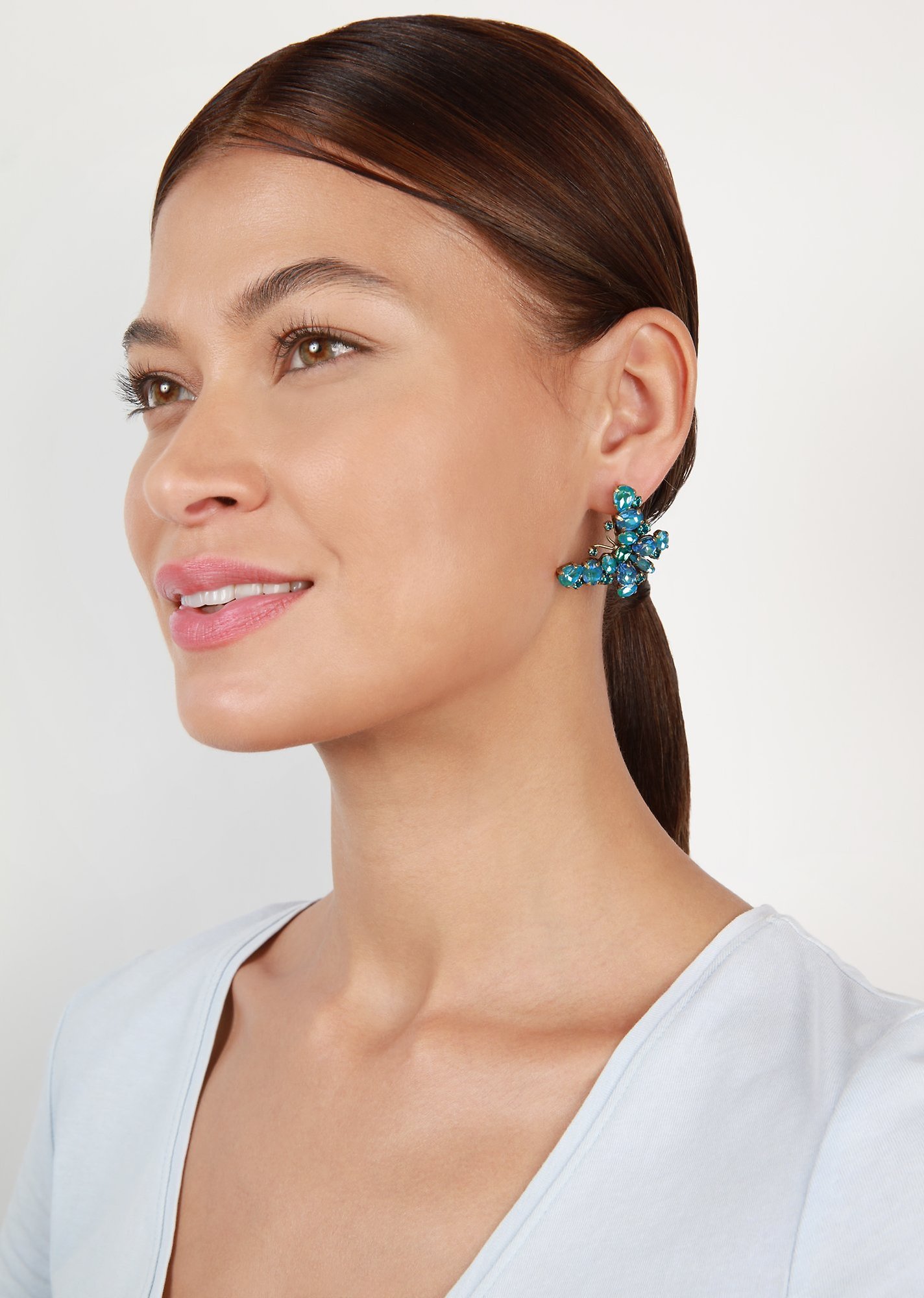 image pour Boucles d'oreilles Eurowire Butterfly Dance Bleu  size L