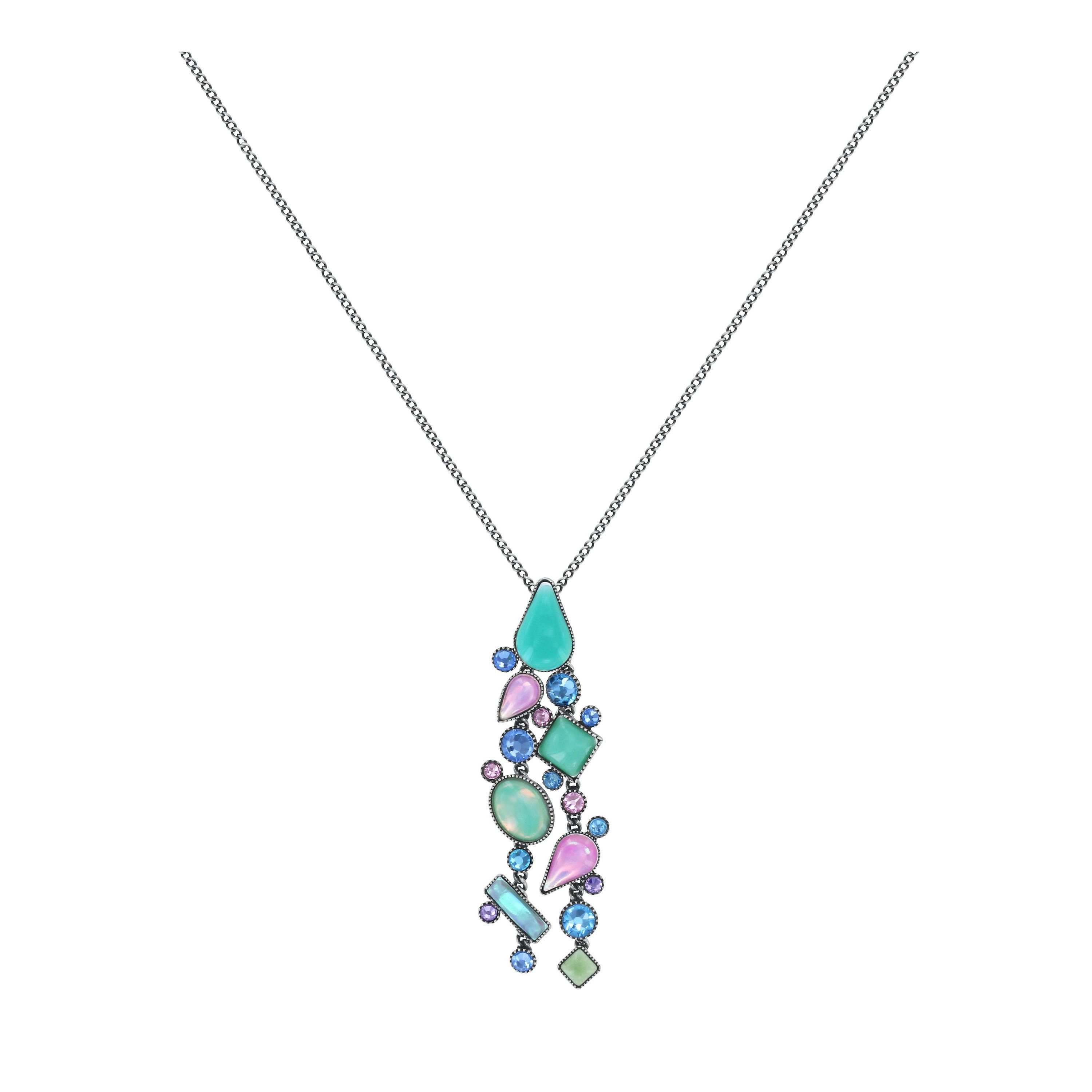 image pour Collier pendant Afternoon Bling Multi Pastel  