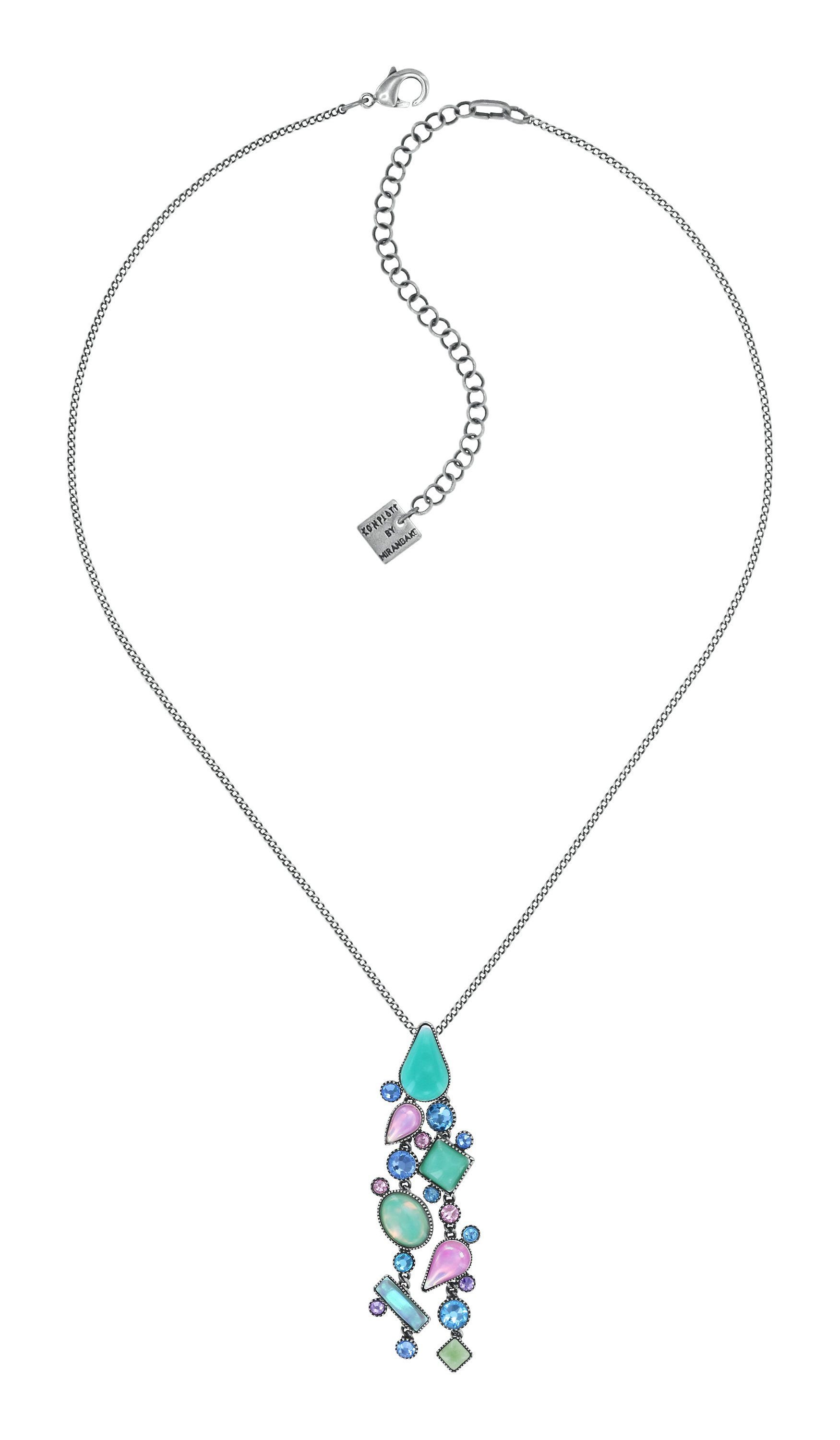 image pour Collier pendant Afternoon Bling Multi Pastel  