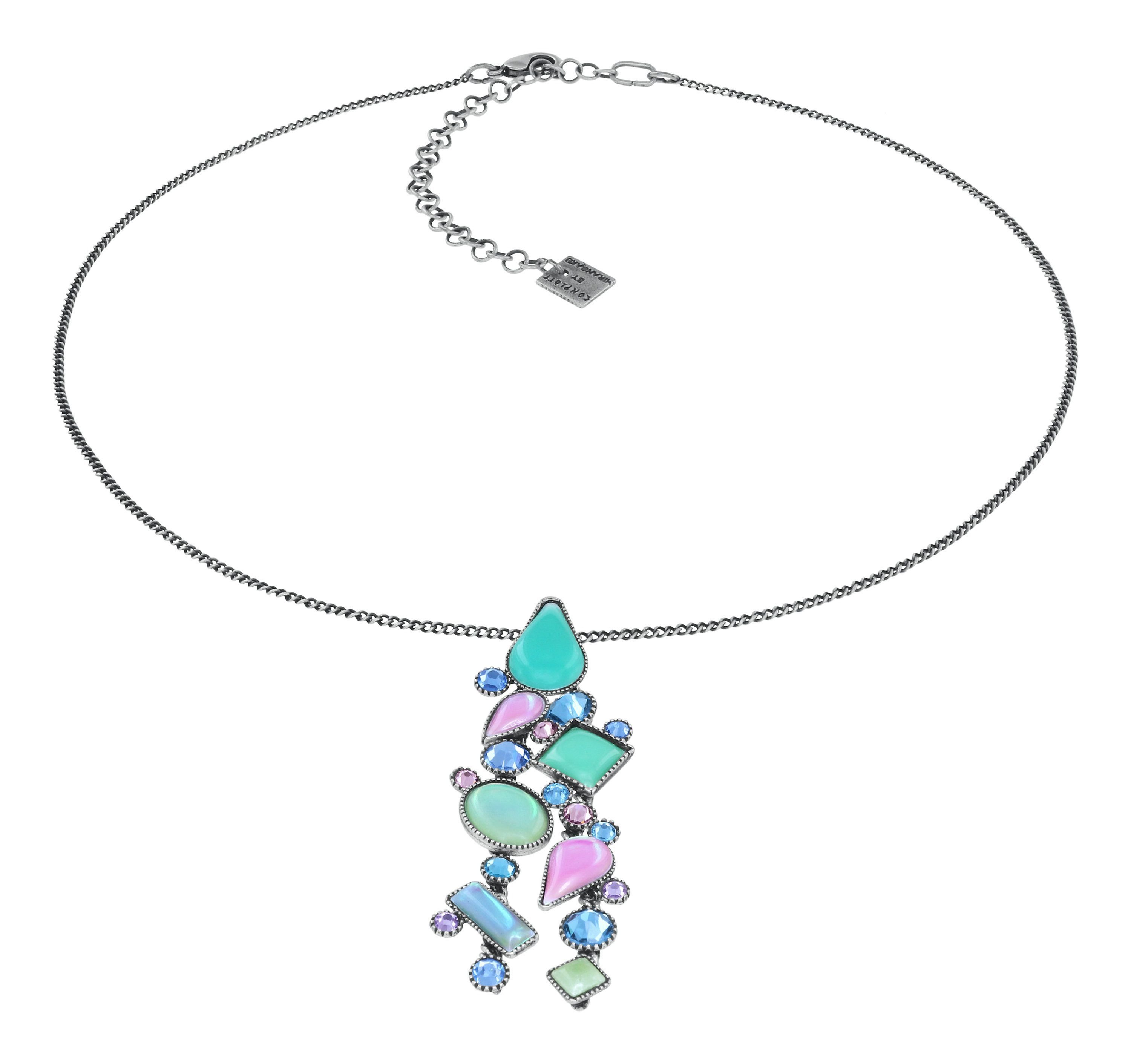 Bild für Halskette mit Anhänger Afternoon Bling Pastell Multi  