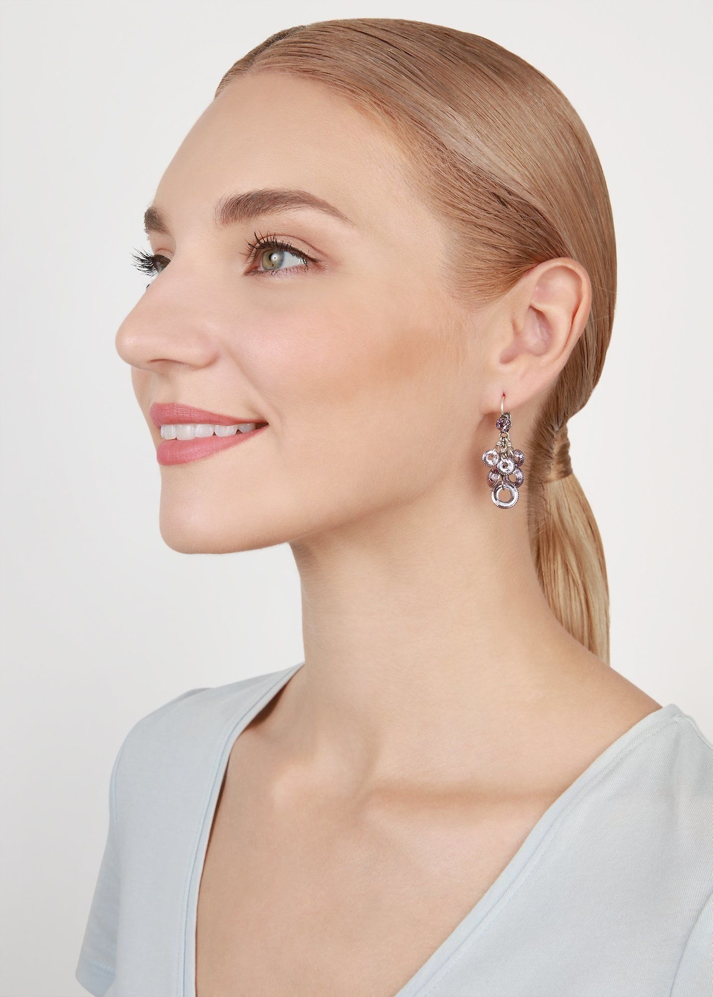 image pour Boucles d'oreilles Eurowire pendantes Sporty Glimpse Lila  