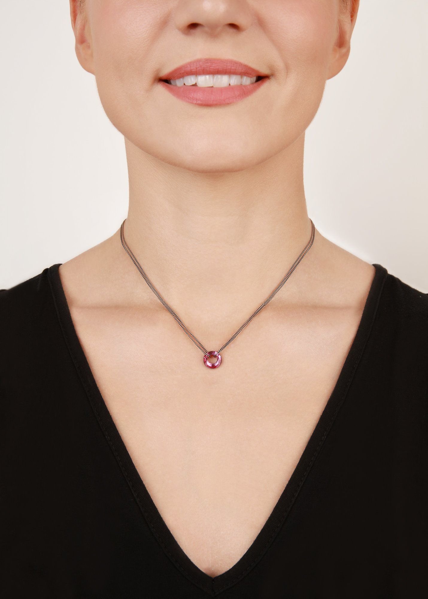 image for Necklace Sporty Glimpse Pink  