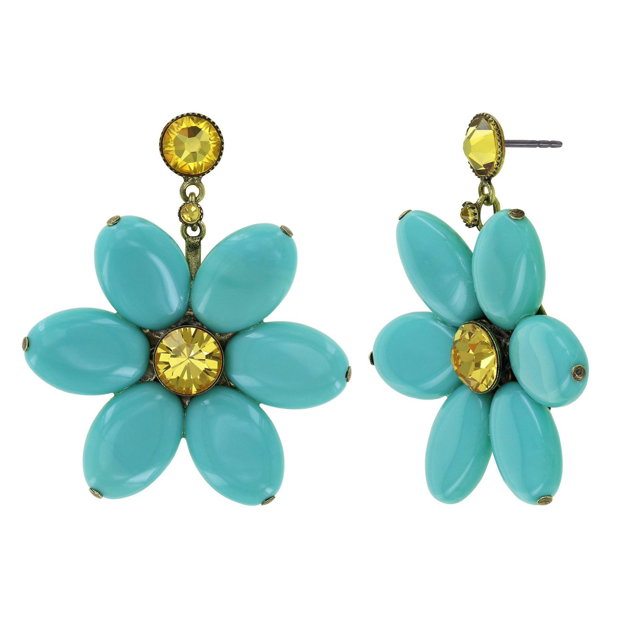 Bild für Ohrstecker baumelnd Daisy Dance Grün  