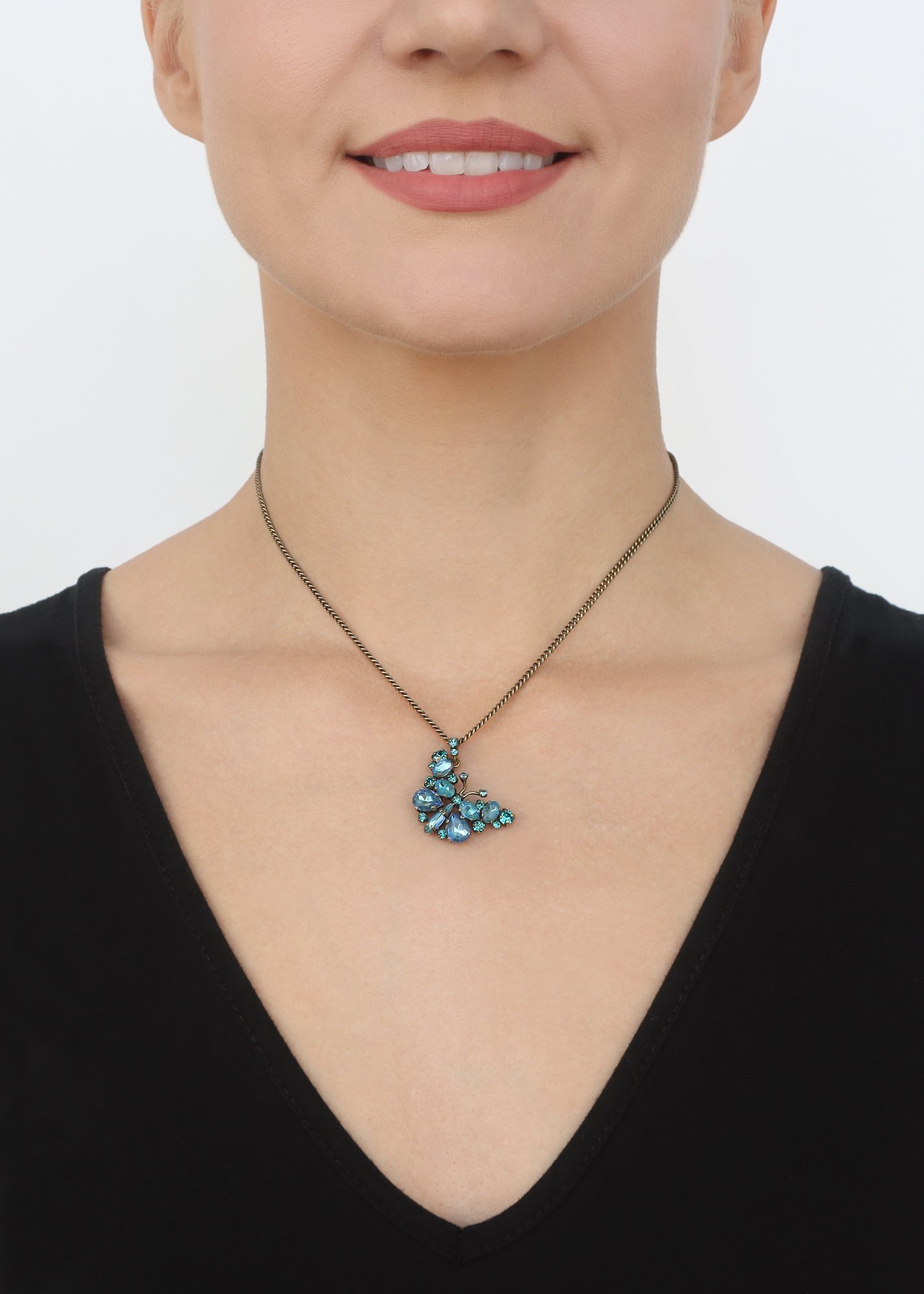 Kép Necklace pendant Butterfly Dance Blue  size M
