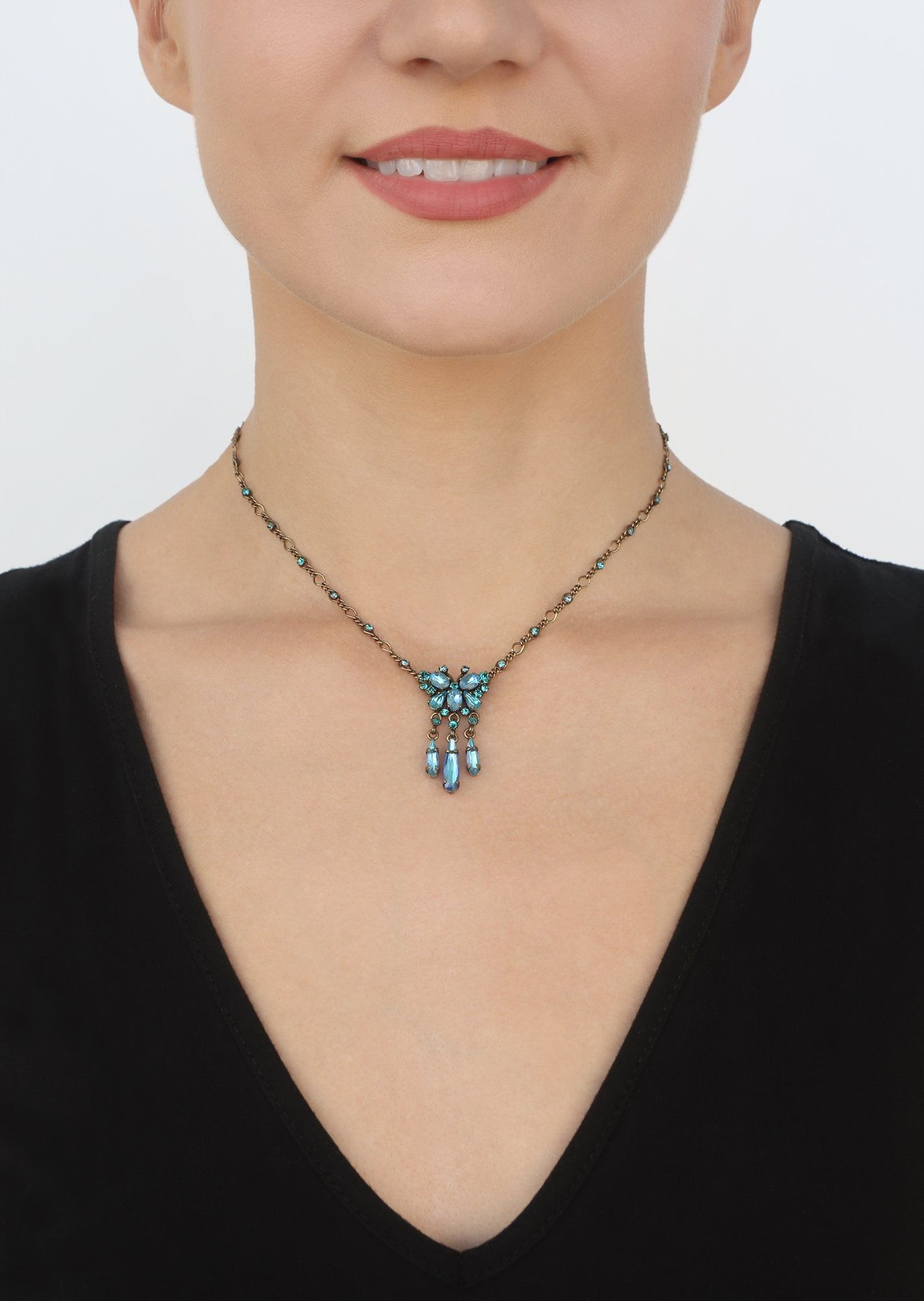 image pour Collier Butterfly Dance Bleu  size S