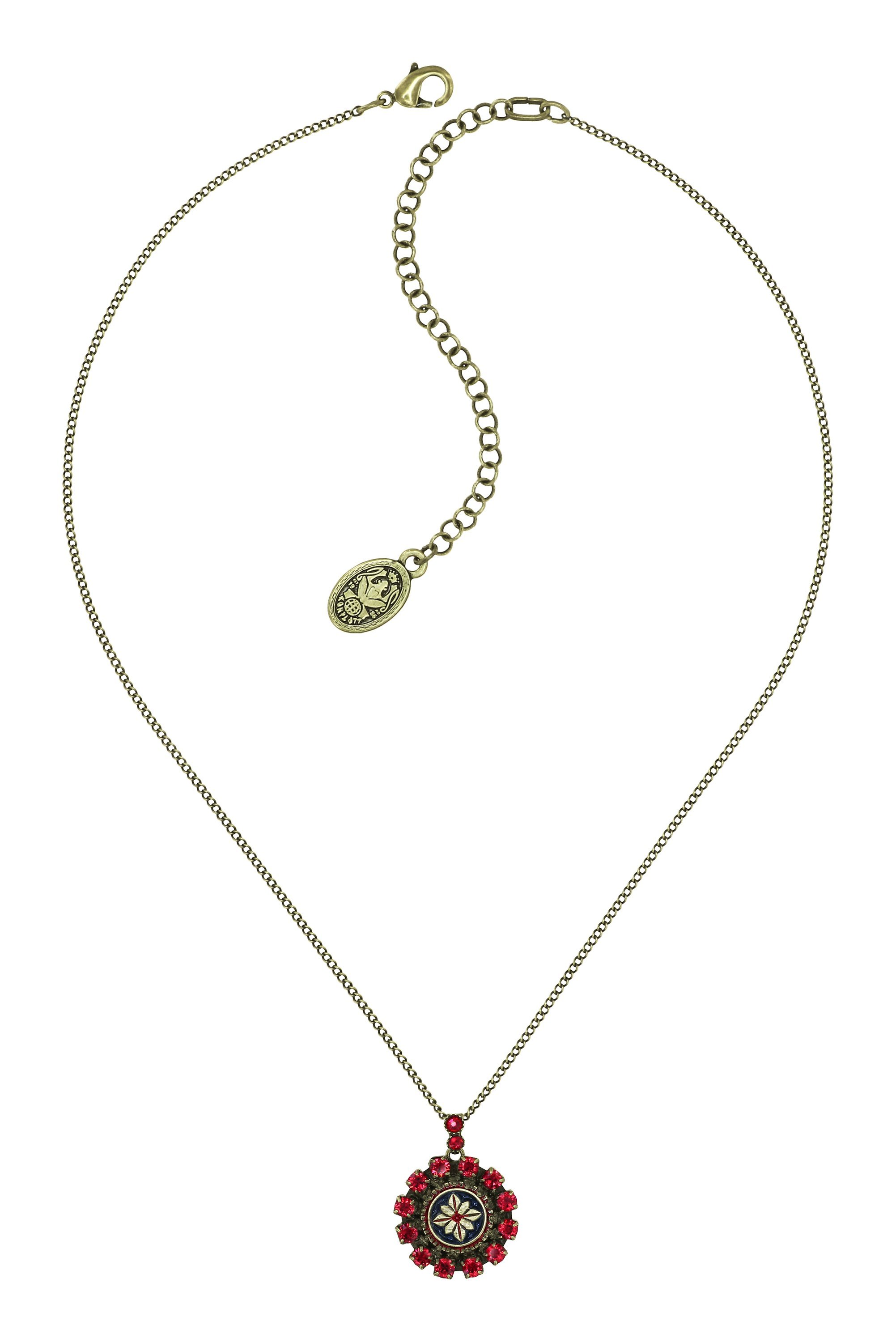 image pour Collier pendant Medallion Glam Rouge  size XS