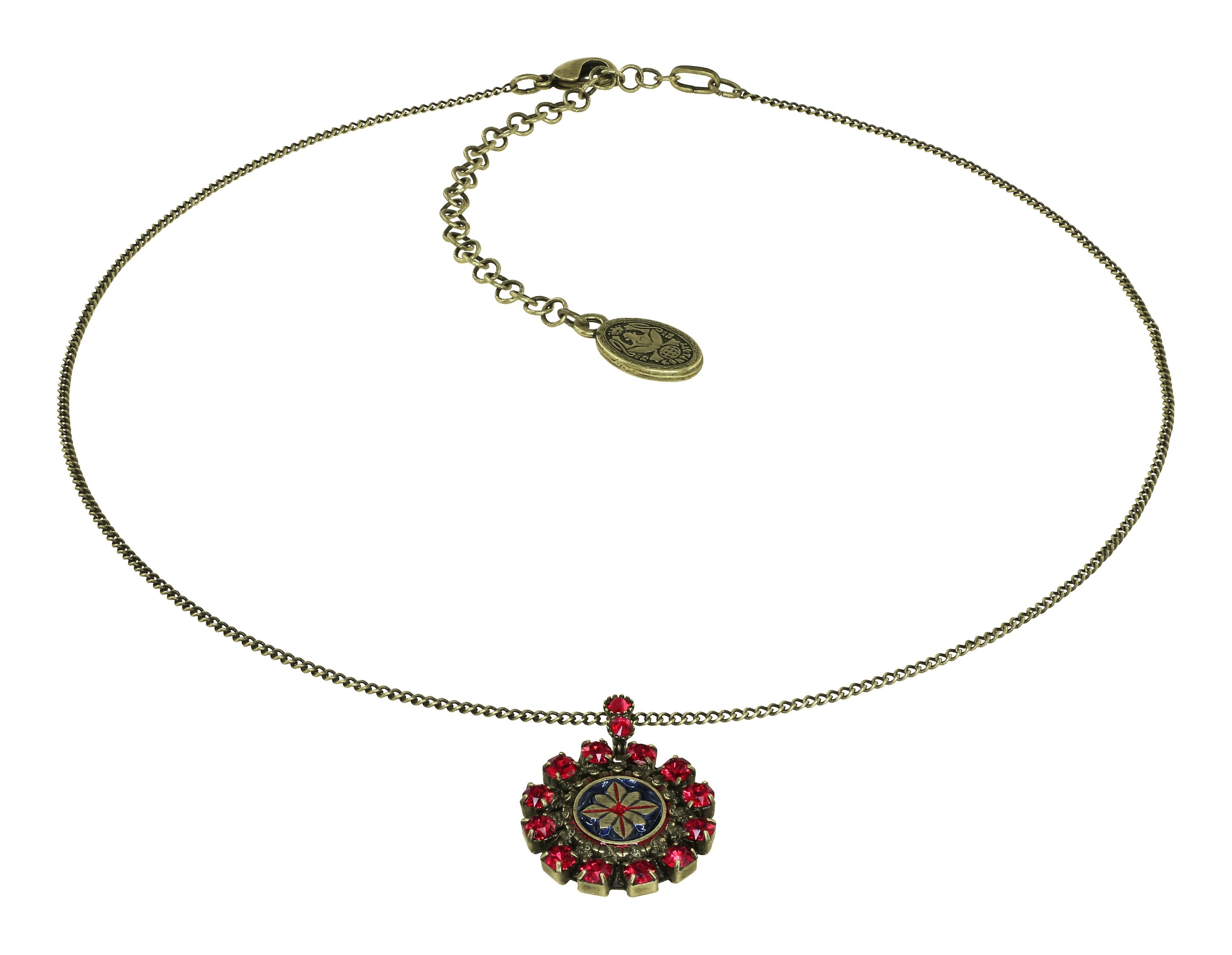image pour Collier pendant Medallion Glam Rouge  size XS