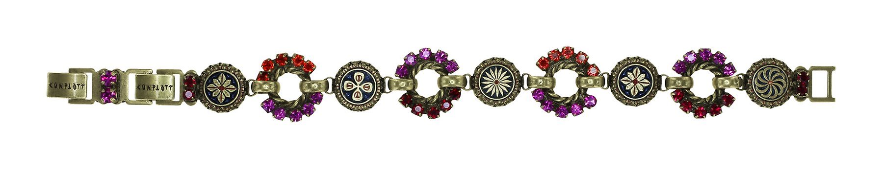 image for Bracelet Medallion Glam Red  size XS