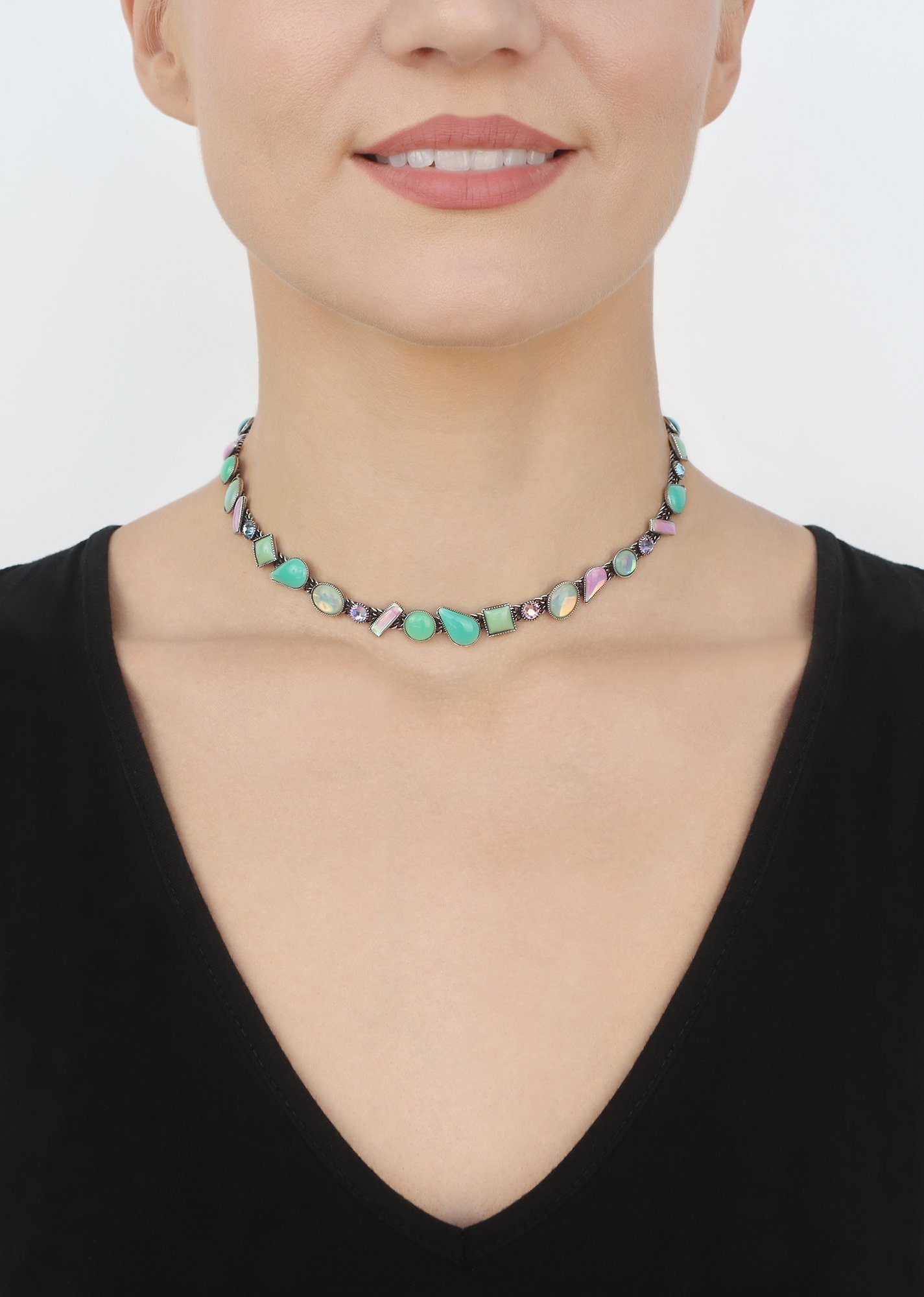 image for Necklace Afternoon Bling Pastel Multi  
