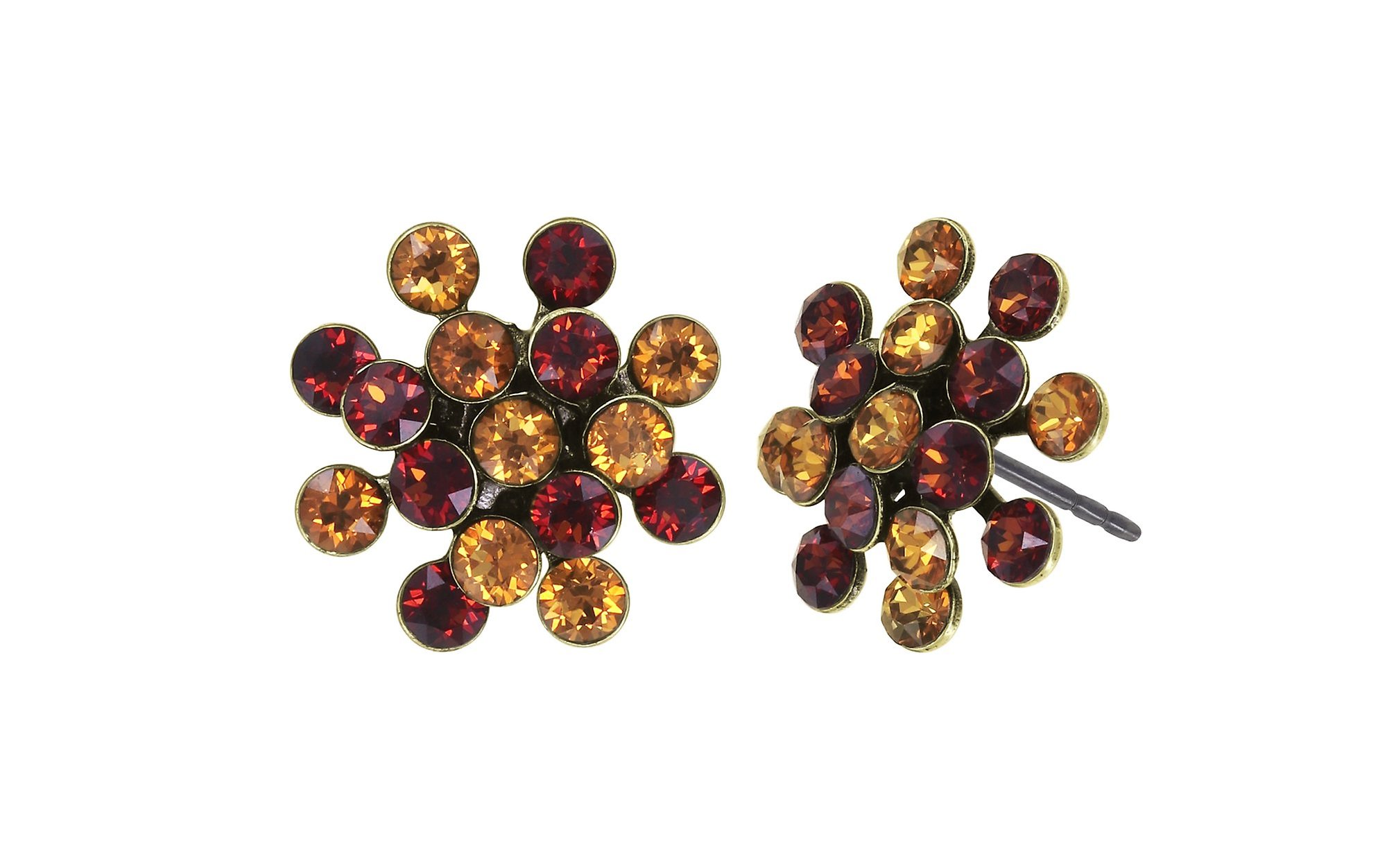 image for Earring Stud Magic Fireball Brown  mini