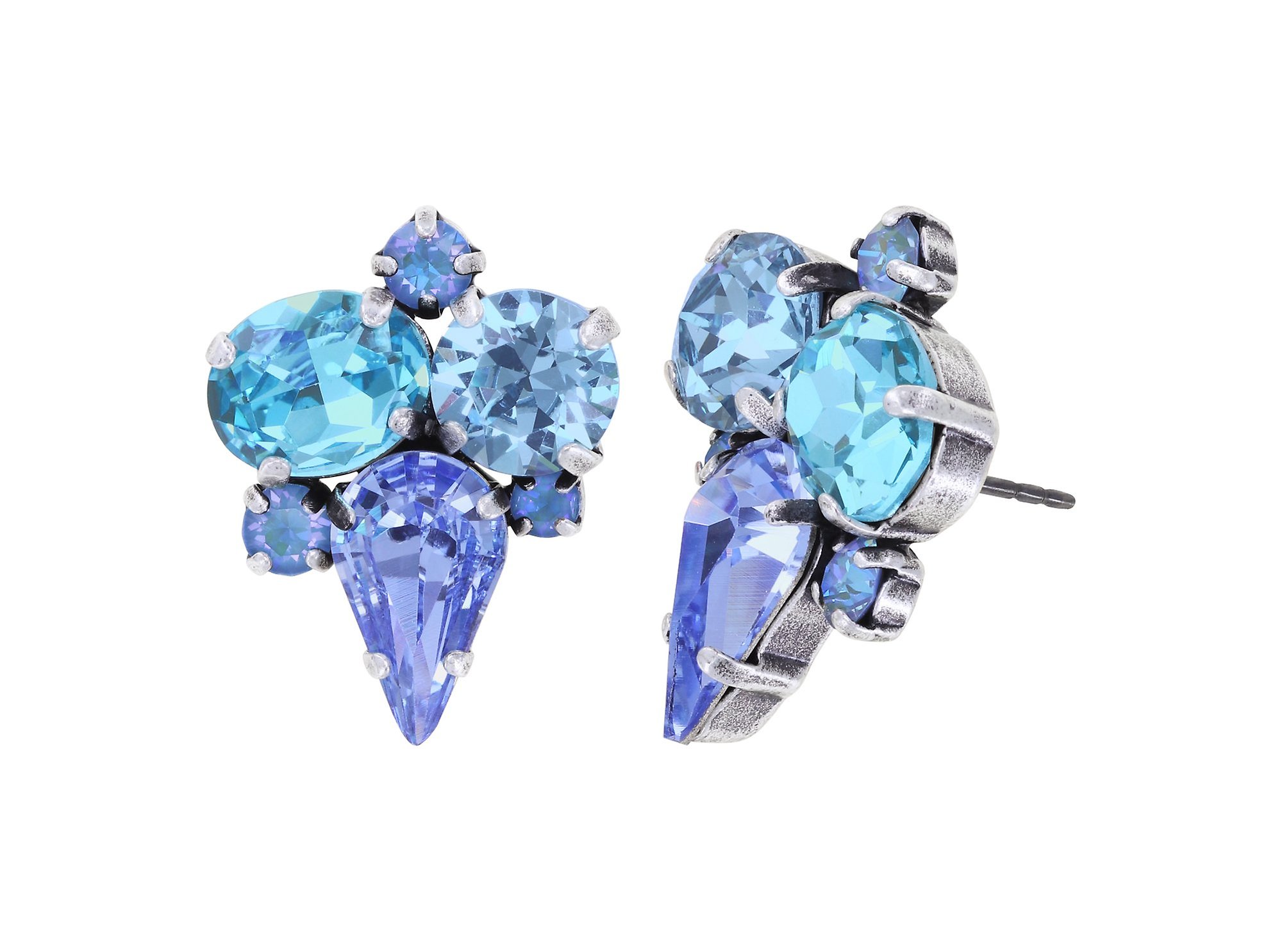 image pour Clou d'oreille Afternoon Tea de Luxe Bleu  