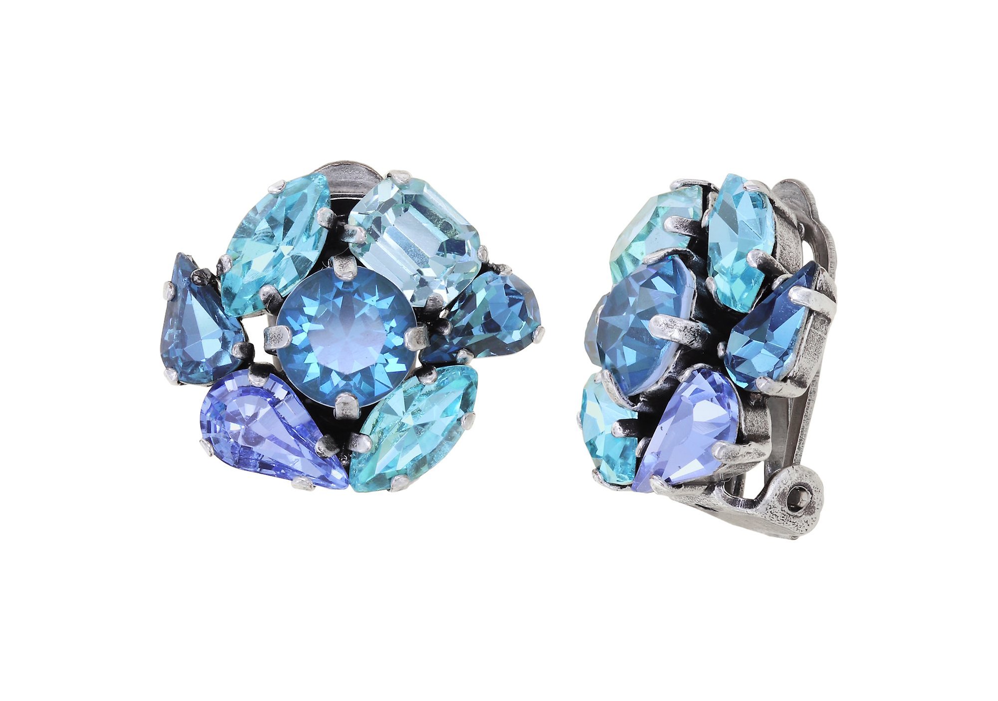 image for Earring clip Afternoon Tea de Luxe Blue  