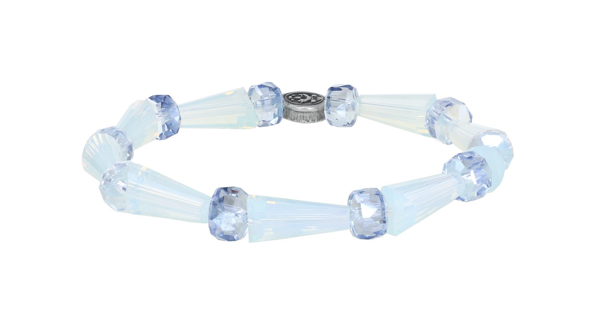 image pour Bracelet élastique Bead Snake Jelly Blanc  size S
