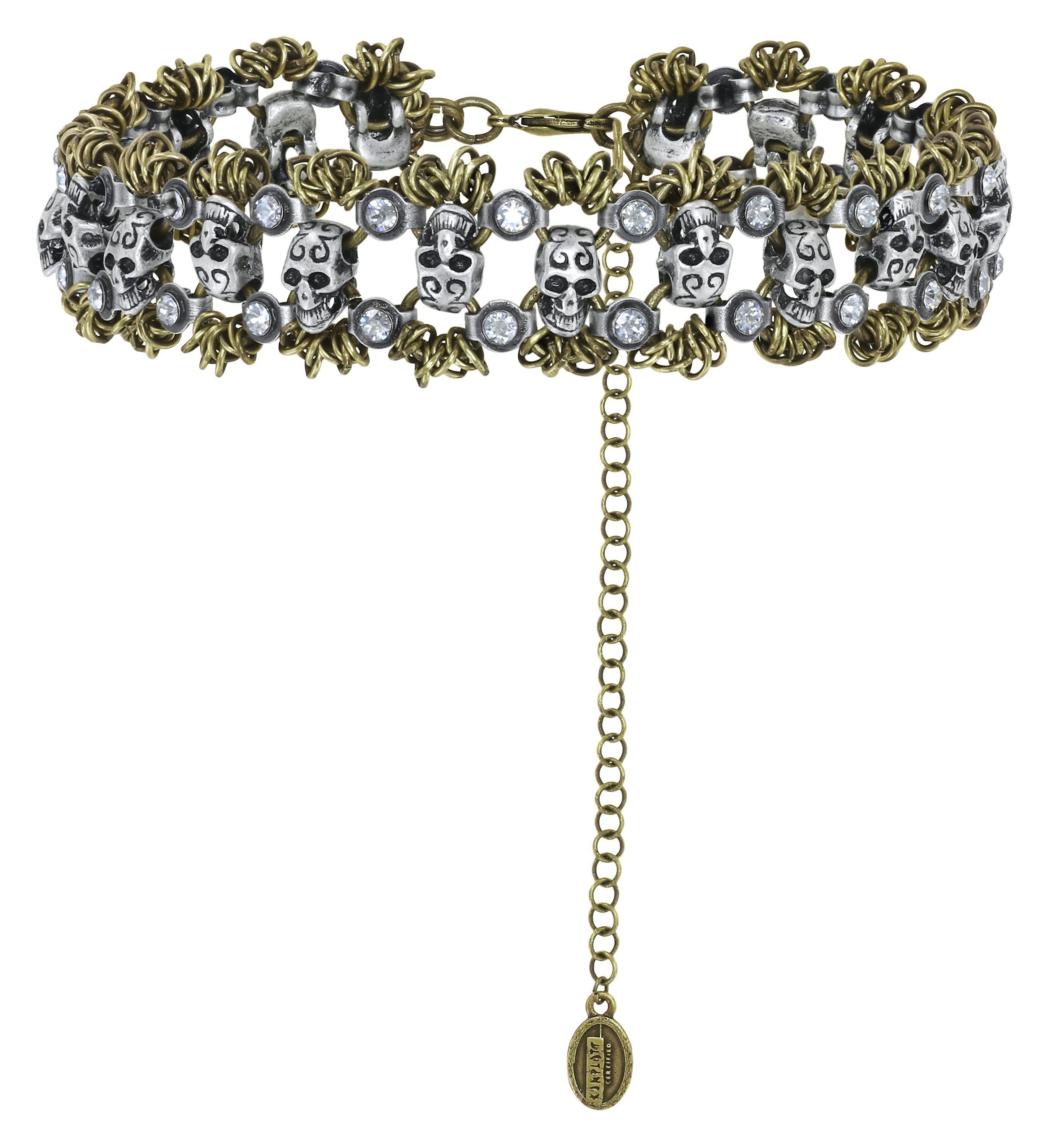 Bild für Choker Collier Spell on You Silber / Messing  