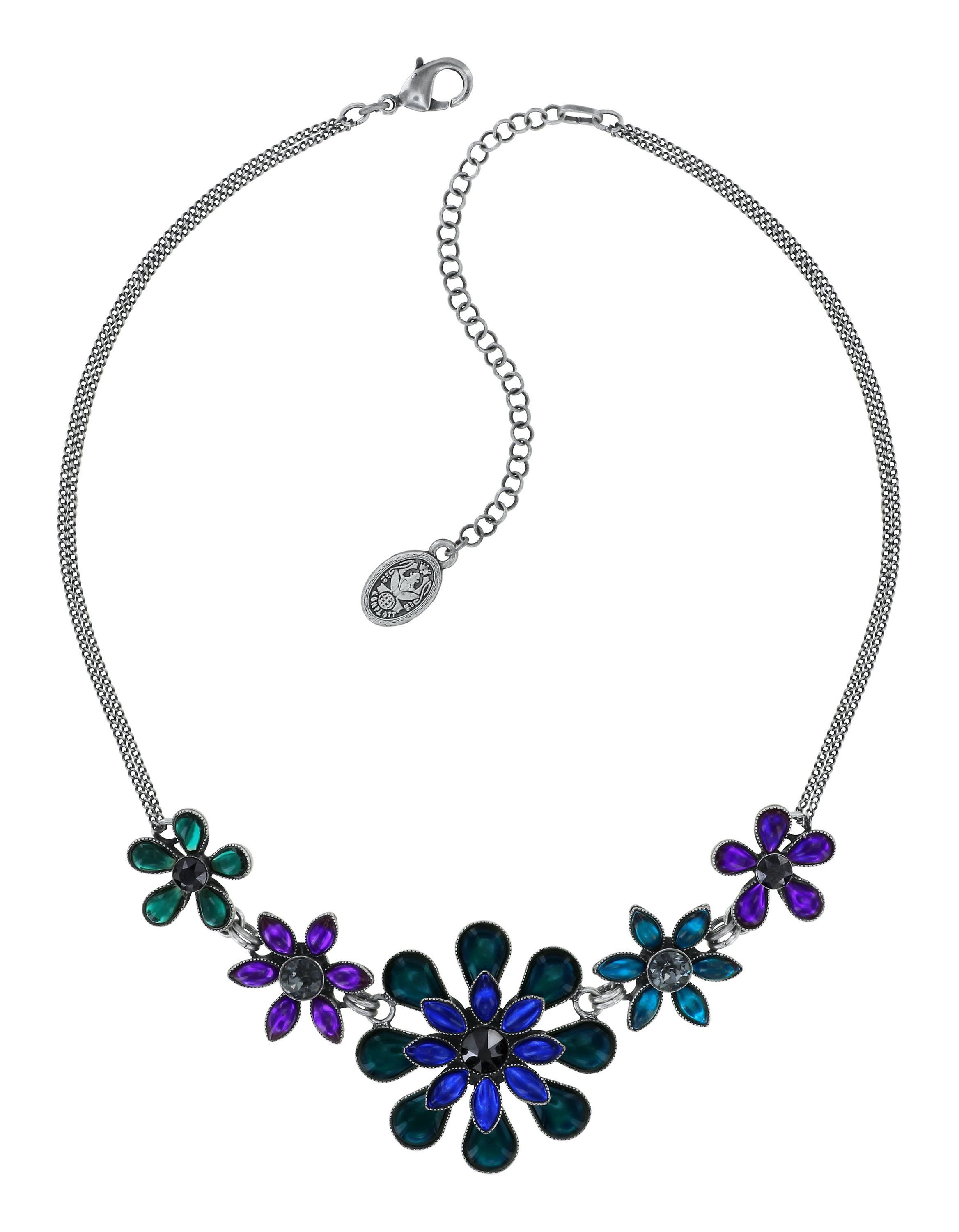 image for Necklace Lost Garden Blue / Lila  