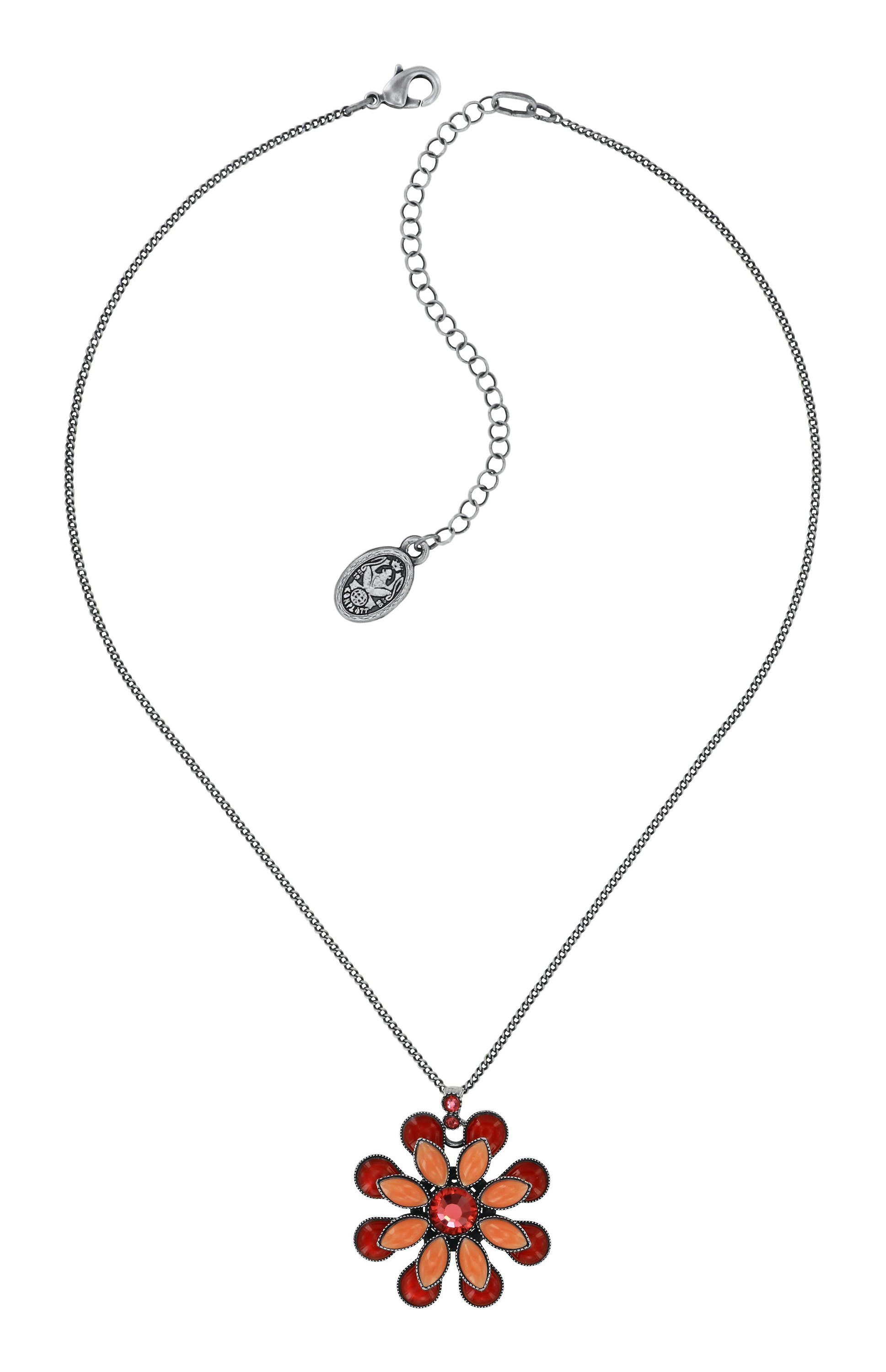 image for Necklace Pendant Lost Garden Coralline / Red  