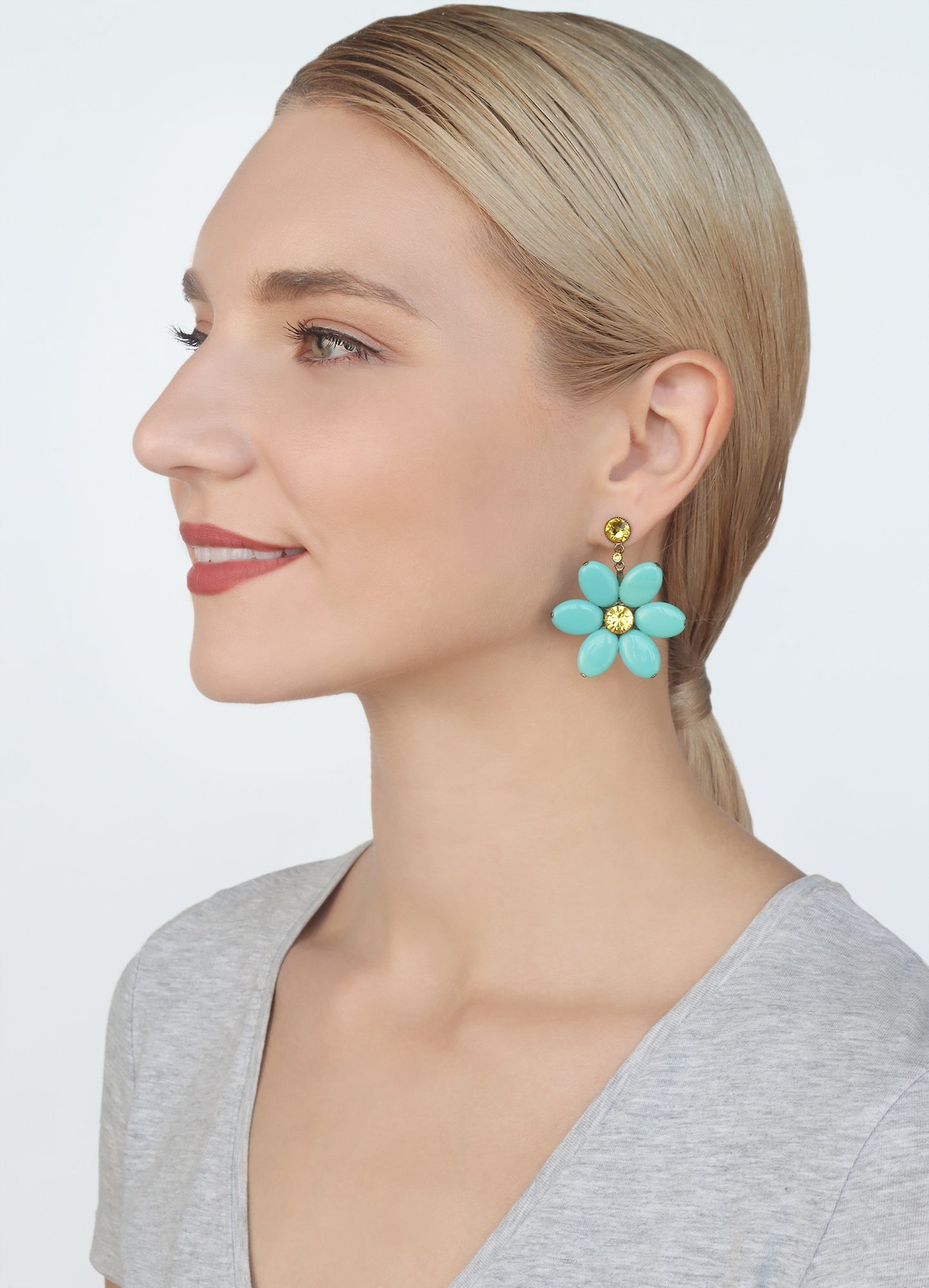 Bild für Ohrstecker baumelnd Daisy Dance Grün  