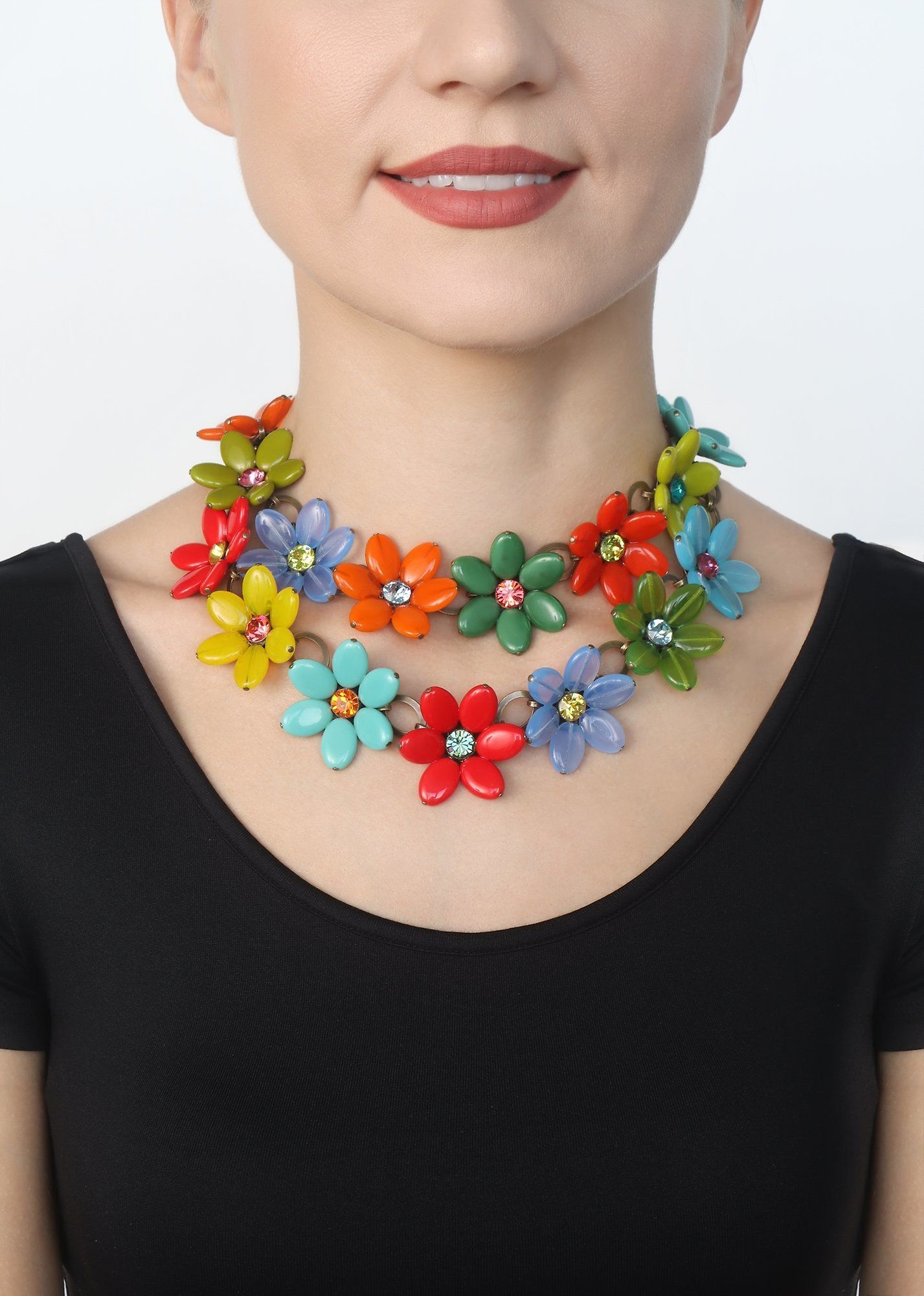 image for Necklace Collier Daisy Dance Multi  