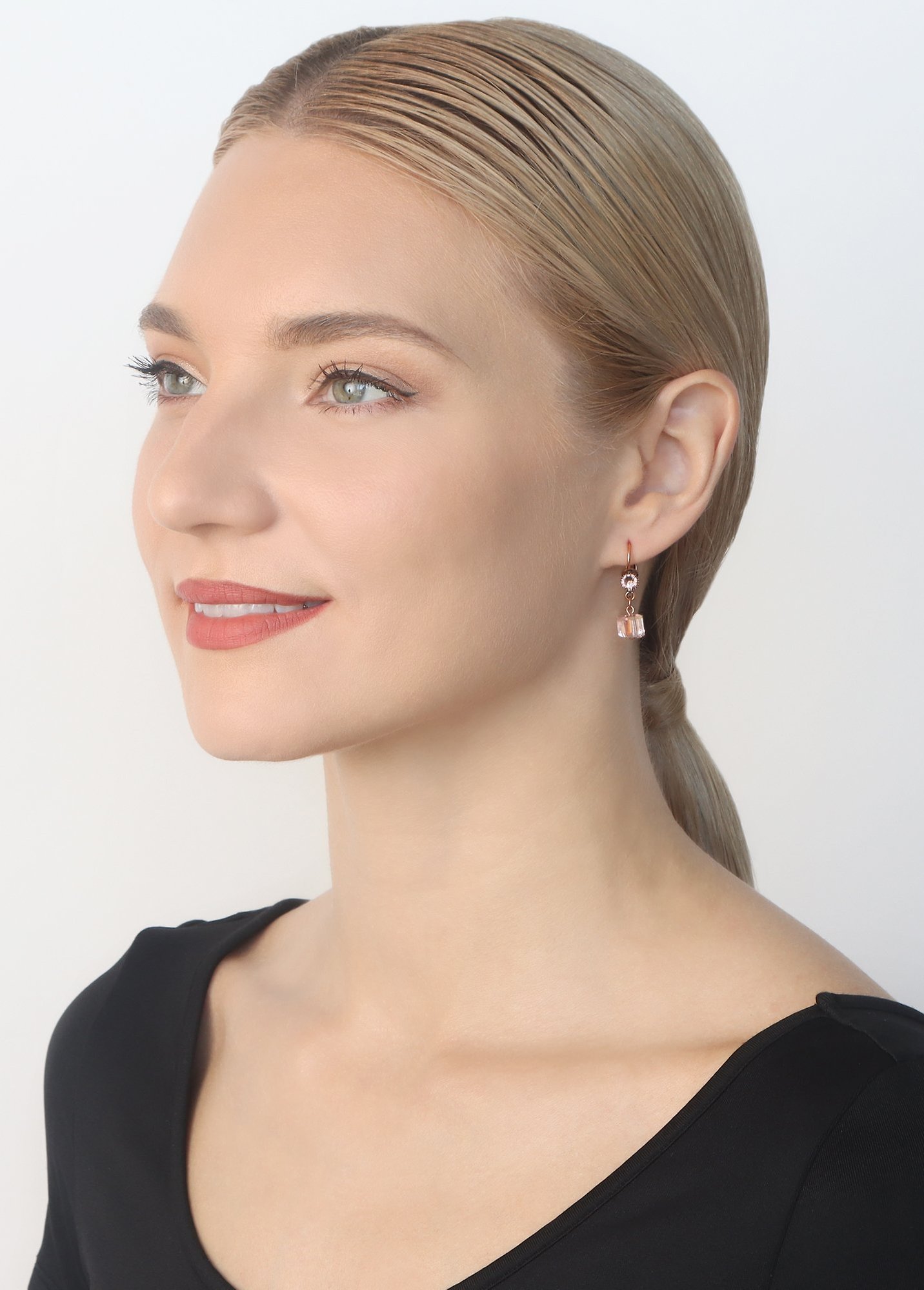 Bild für Ohrringe Brisur   Cubes Pink Vintage Rosa 