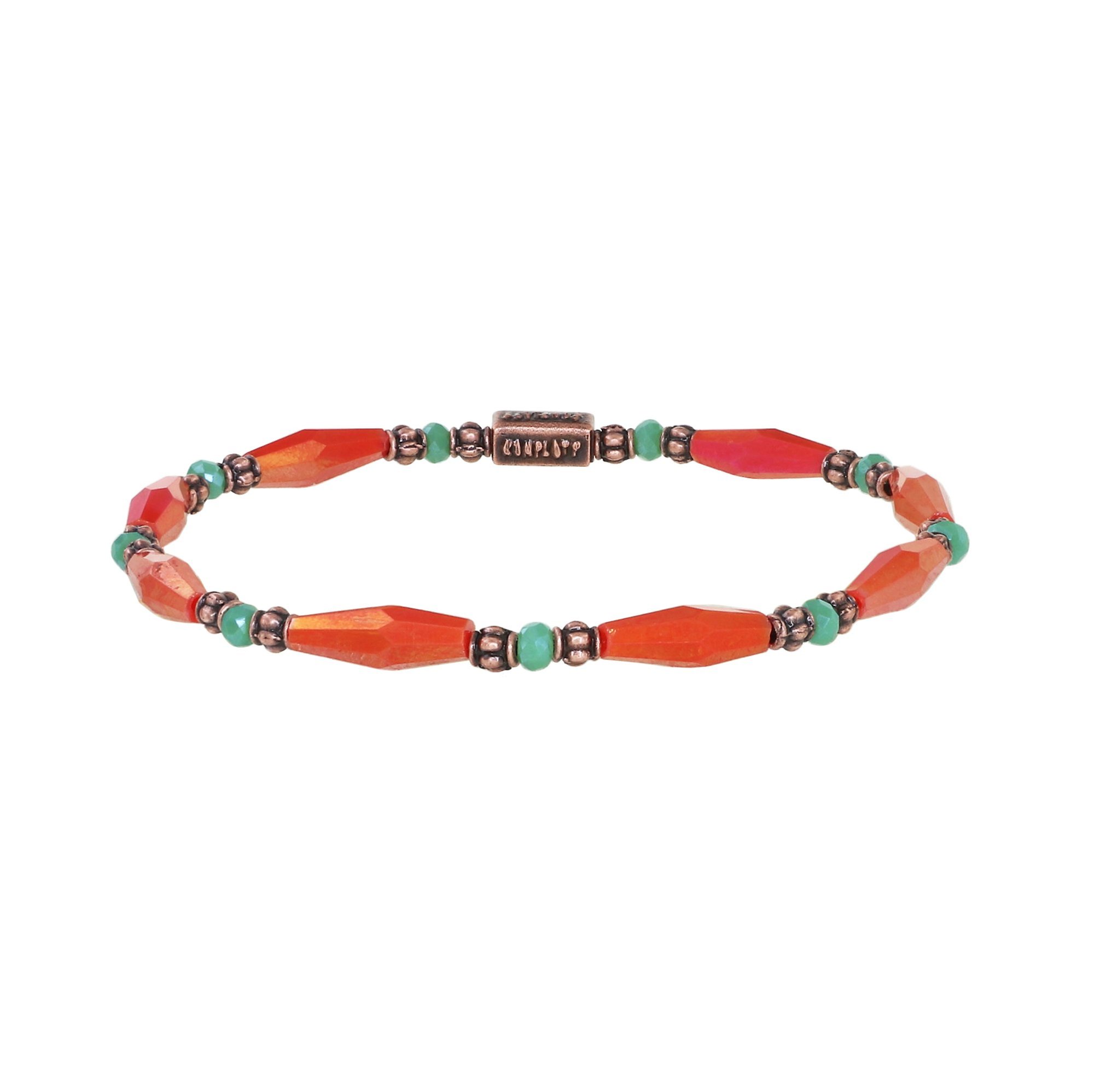 image pour Bracelet élastique Petit Glamour d´Afrique Orange  