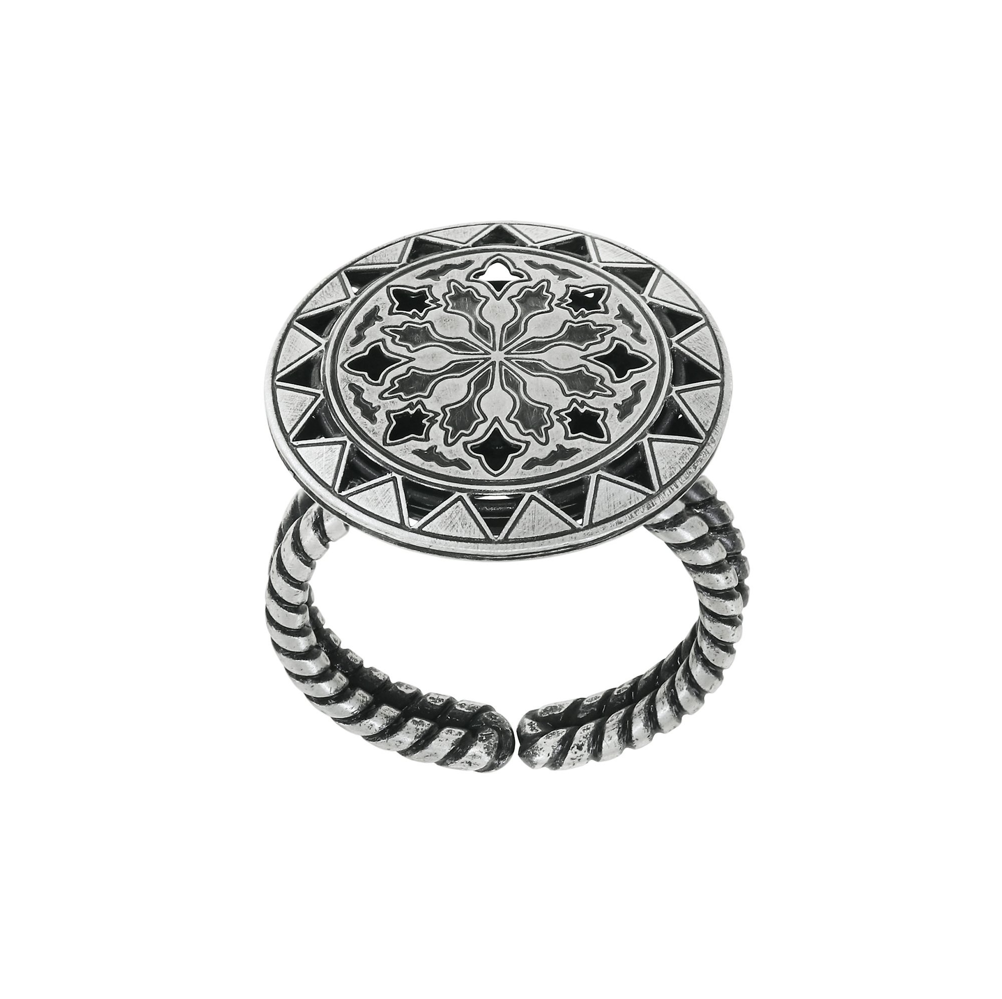 image for Ring Shades of Light Silver  size M