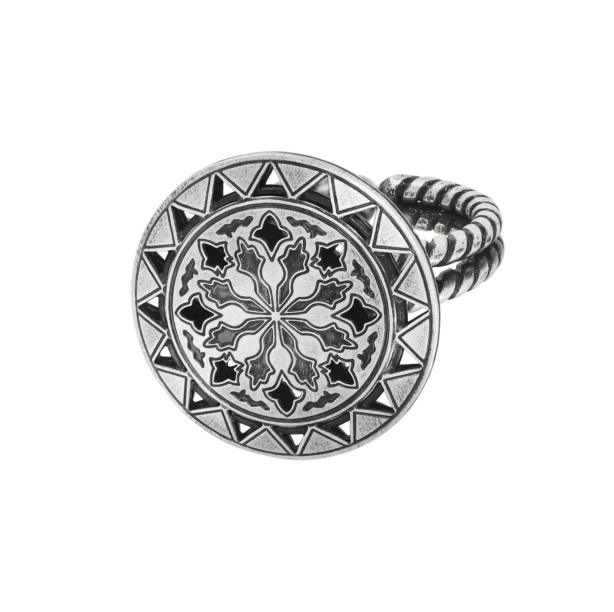 image for Ring Shades of Light Silver  size M