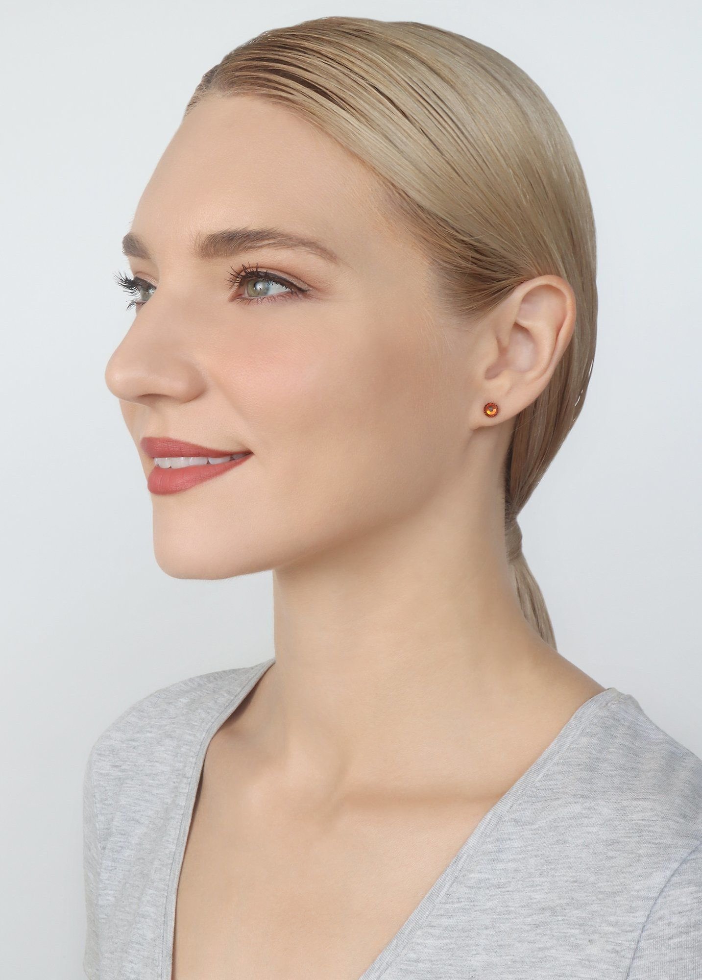 image pour Clou d'oreille plat Black Jack Marron sunset glory SS 20