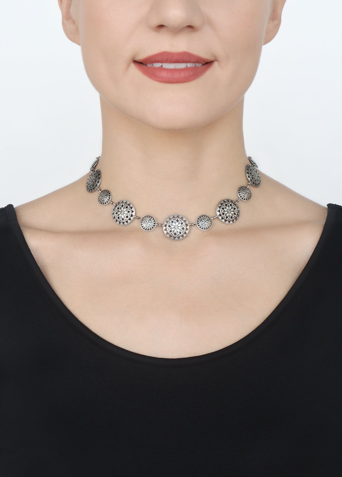 image pour Collier Shades of Light Argent  size M,S