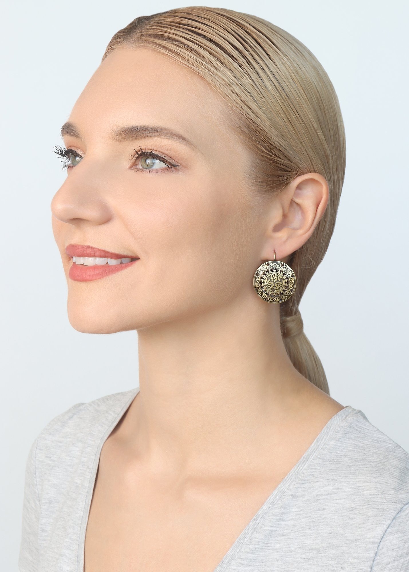 image pour Boucles d'oreilles Eurowire Shades of Light Laiton  size L