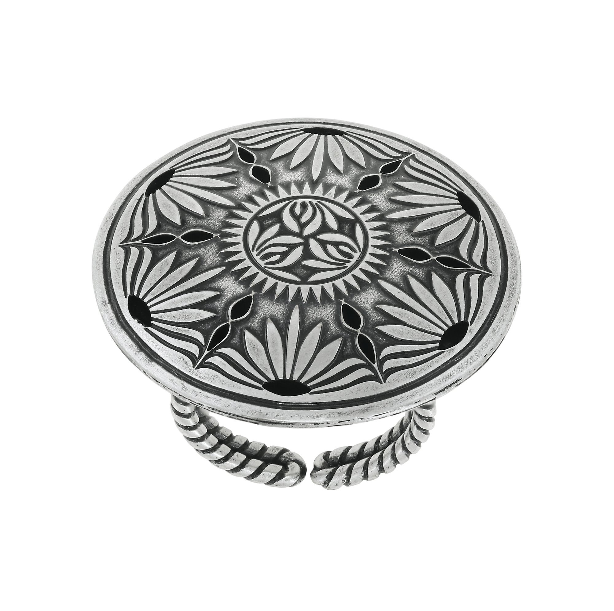 image for Ring Shades of Light Silver  size XL