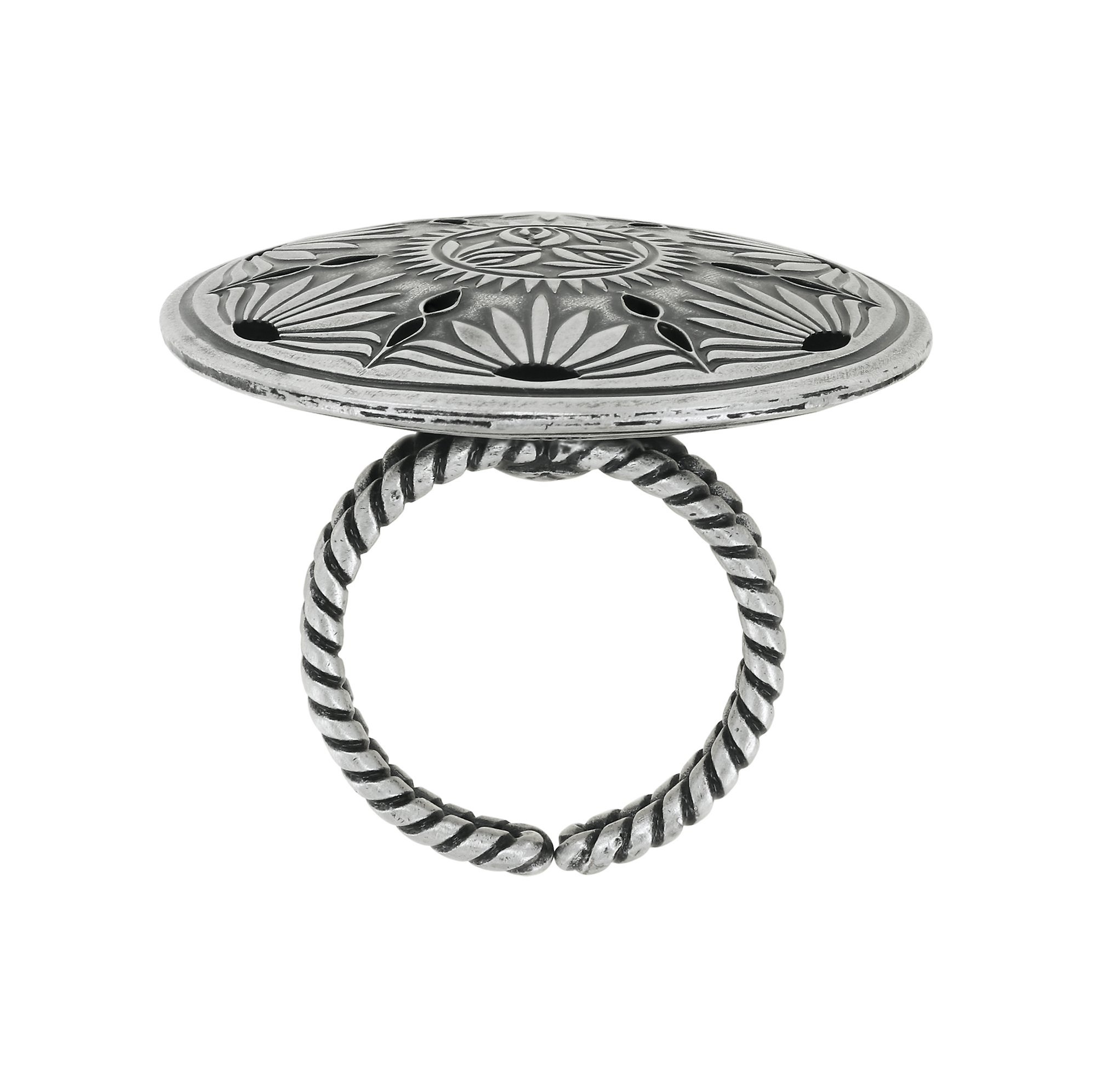 image for Ring Shades of Light Silver  size XL