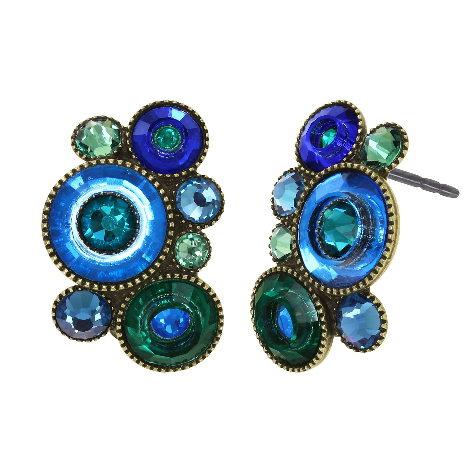 image pour Clou d'oreille Donutissima Bleu  