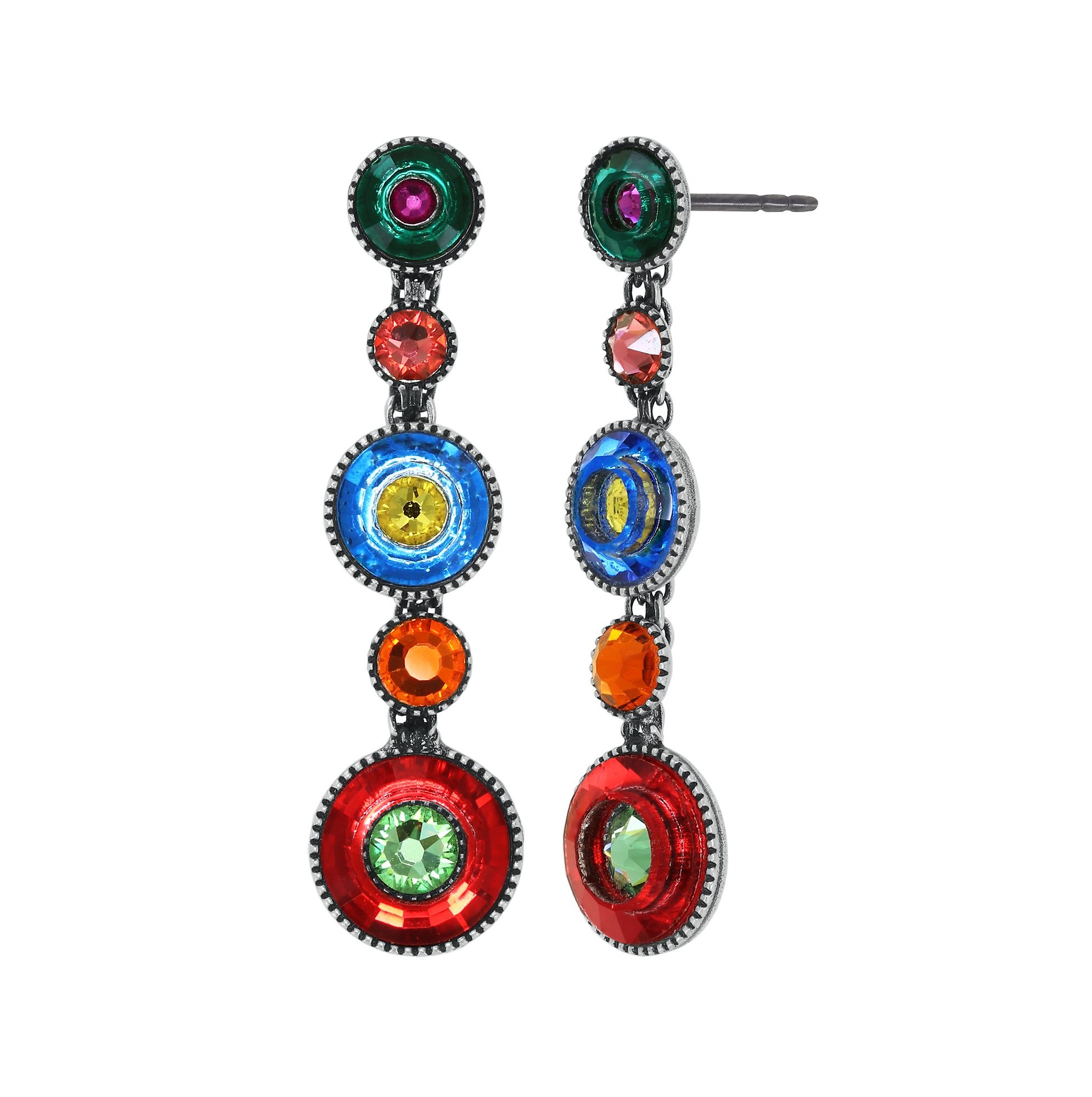 image for Earring Stud Dangling Donutissima Multi  