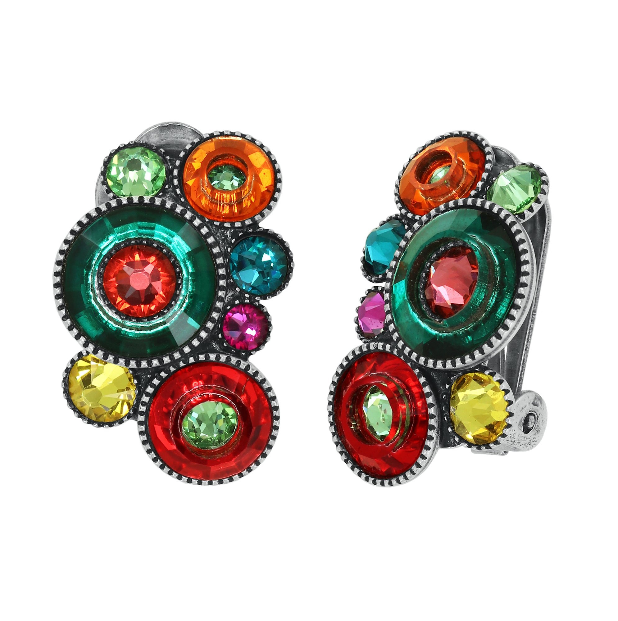 image pour Boucles d'oreilles Clip Donutissima Multi  
