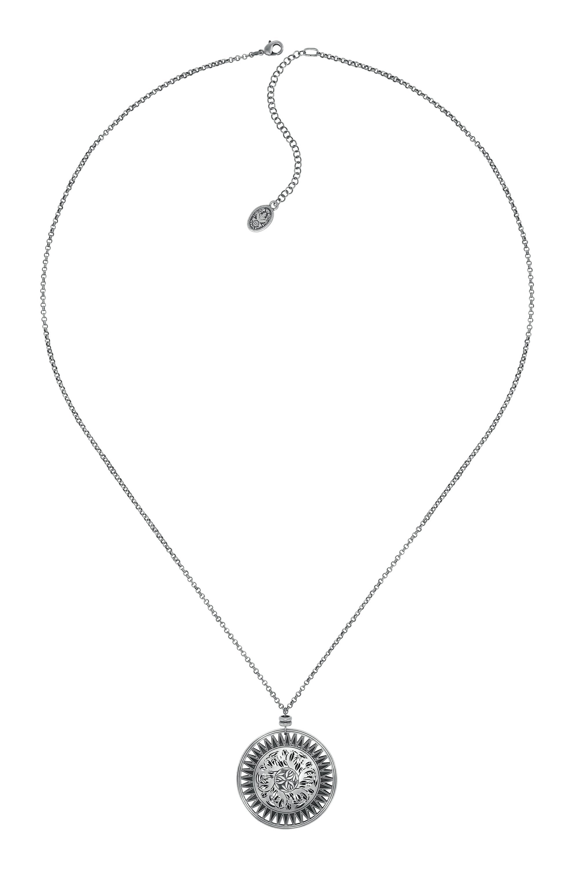 image for Necklace Pendant (Long) Shades of Light Silver  size 2XL