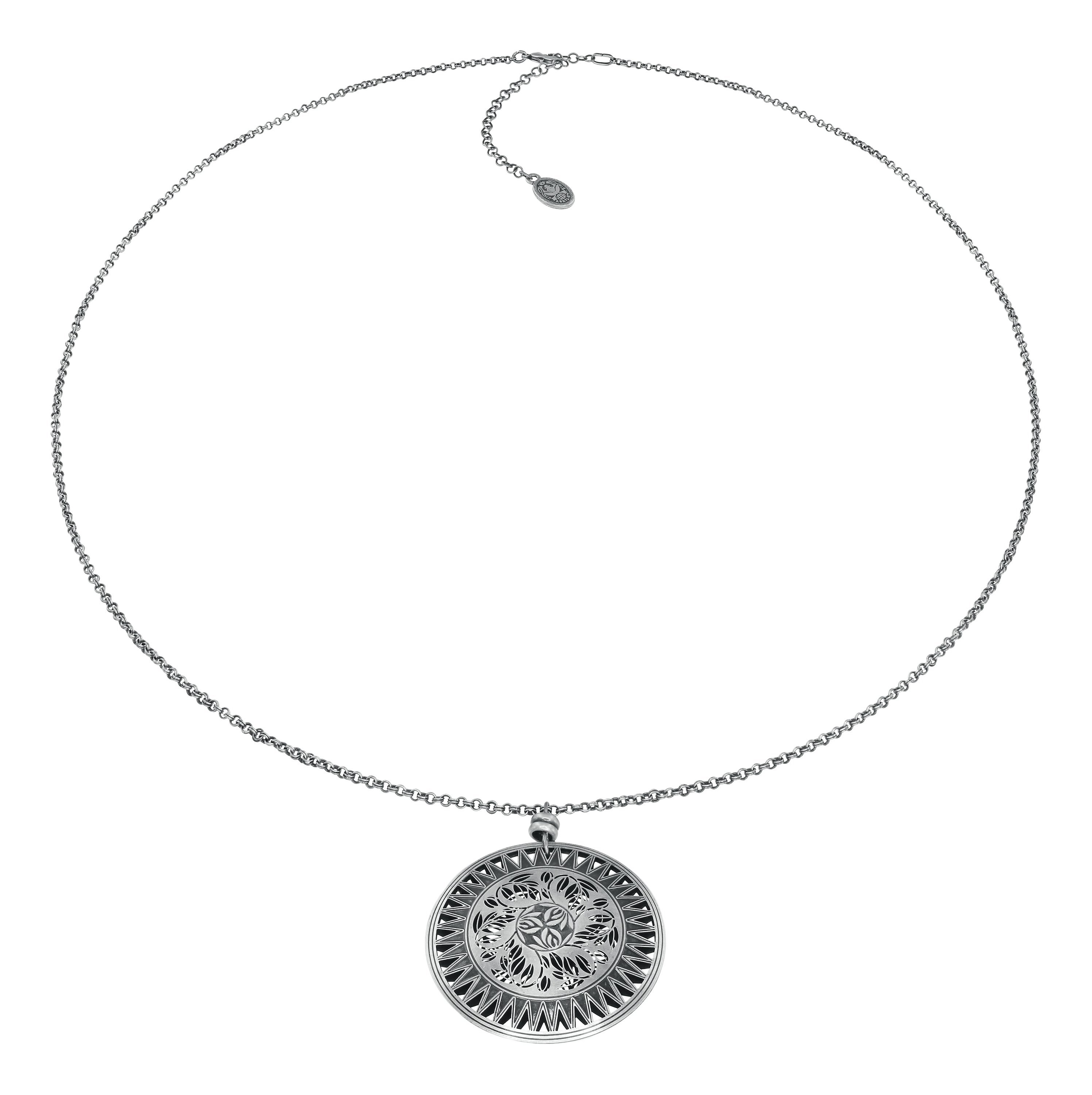 image for Necklace Pendant (Long) Shades of Light Silver  size 2XL