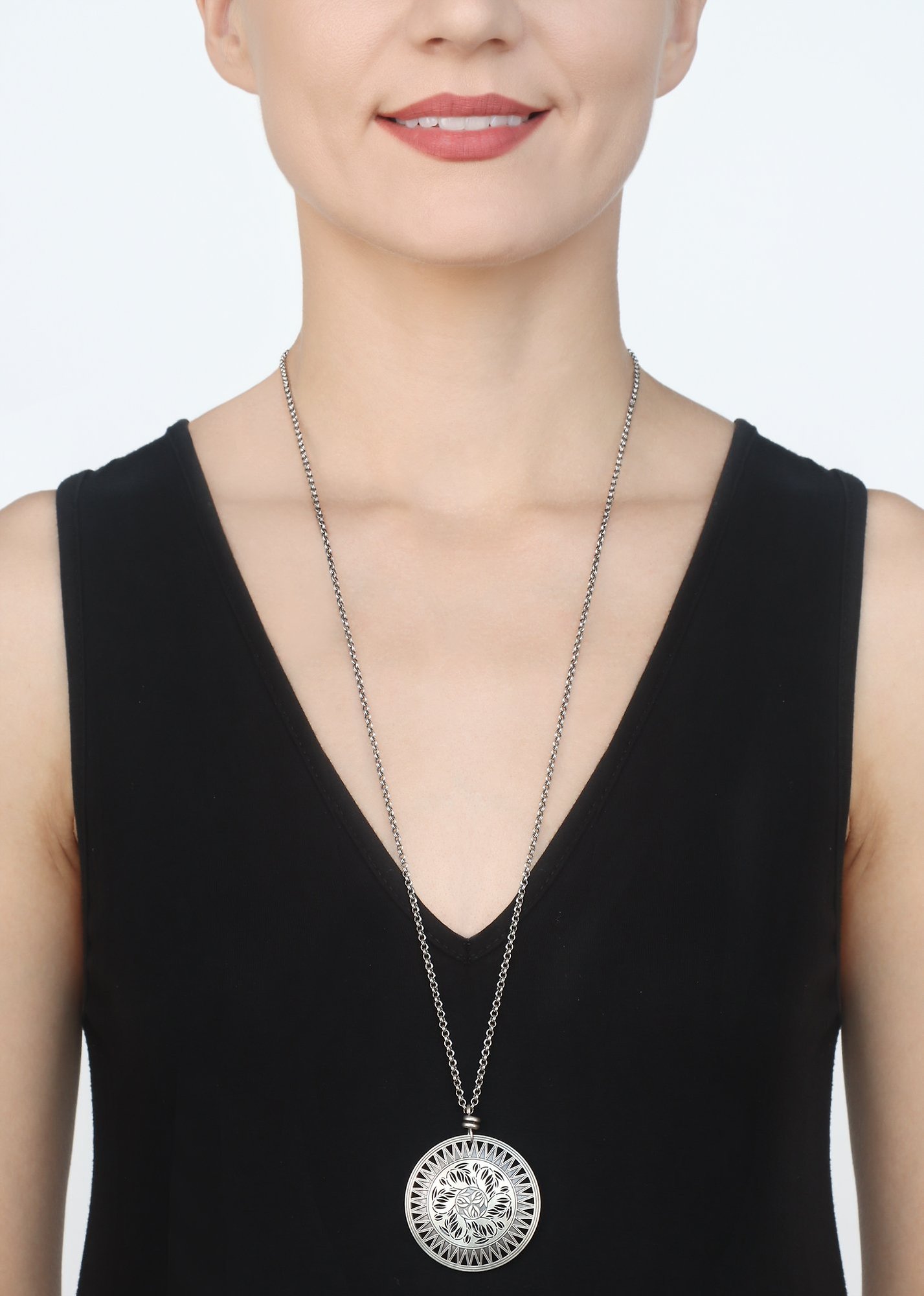 image pour Collier pendant (long) Shades of Light Argent  size 2XL