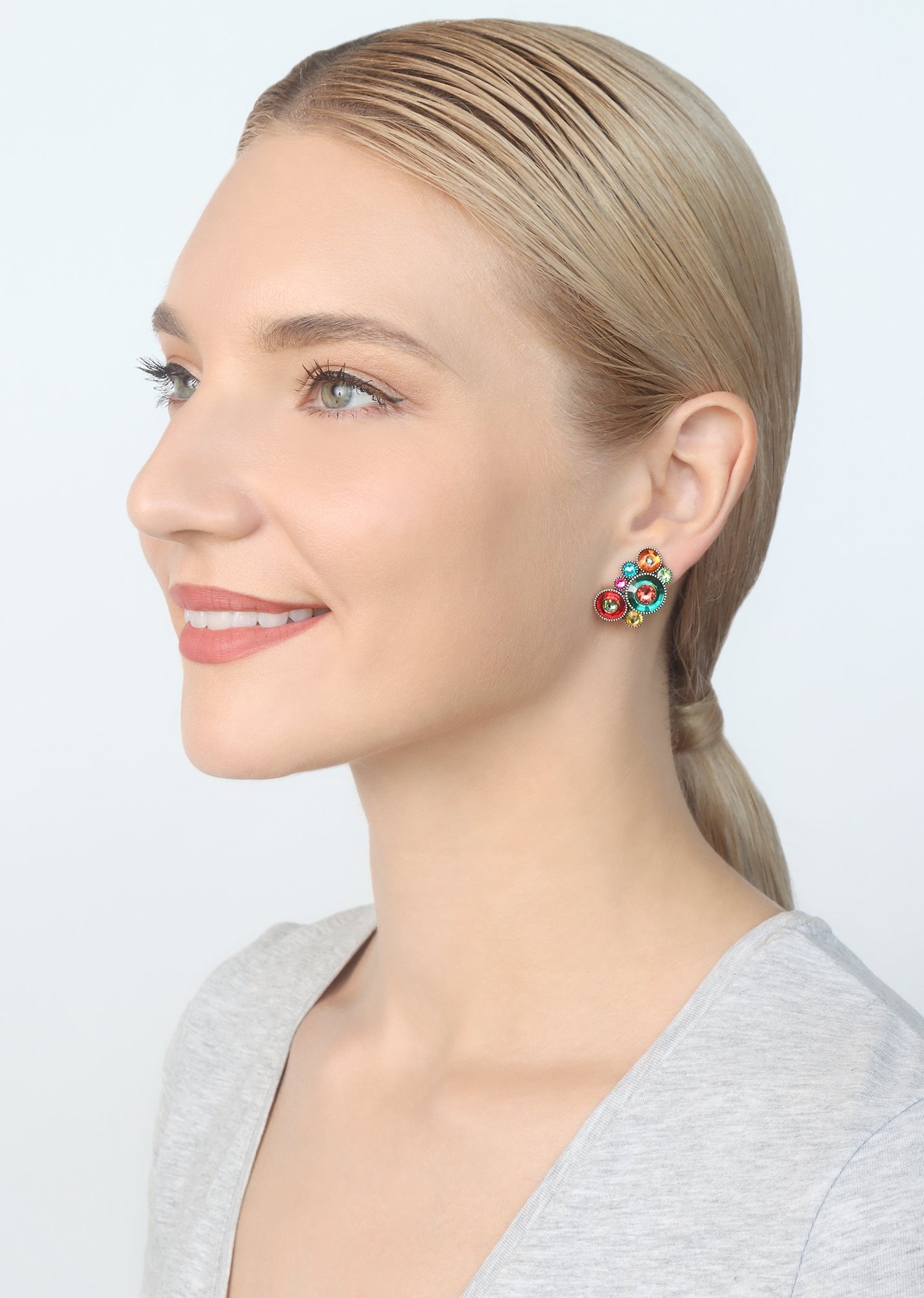 image pour Boucles d'oreilles Clip Donutissima Multi  