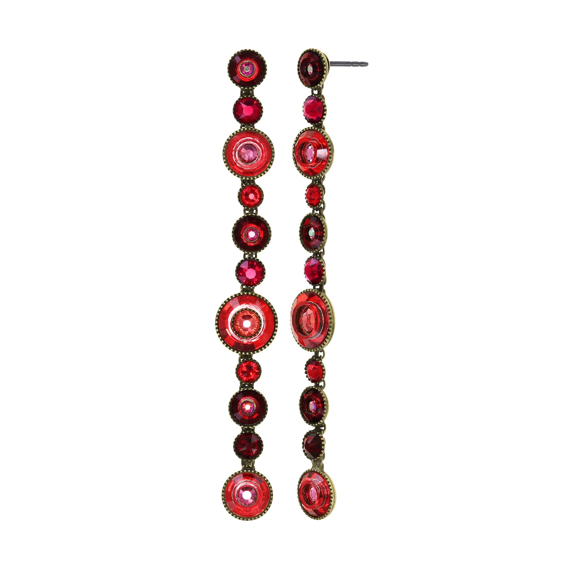 image pour Clou d'oreille pendant Donutissima Rouge  