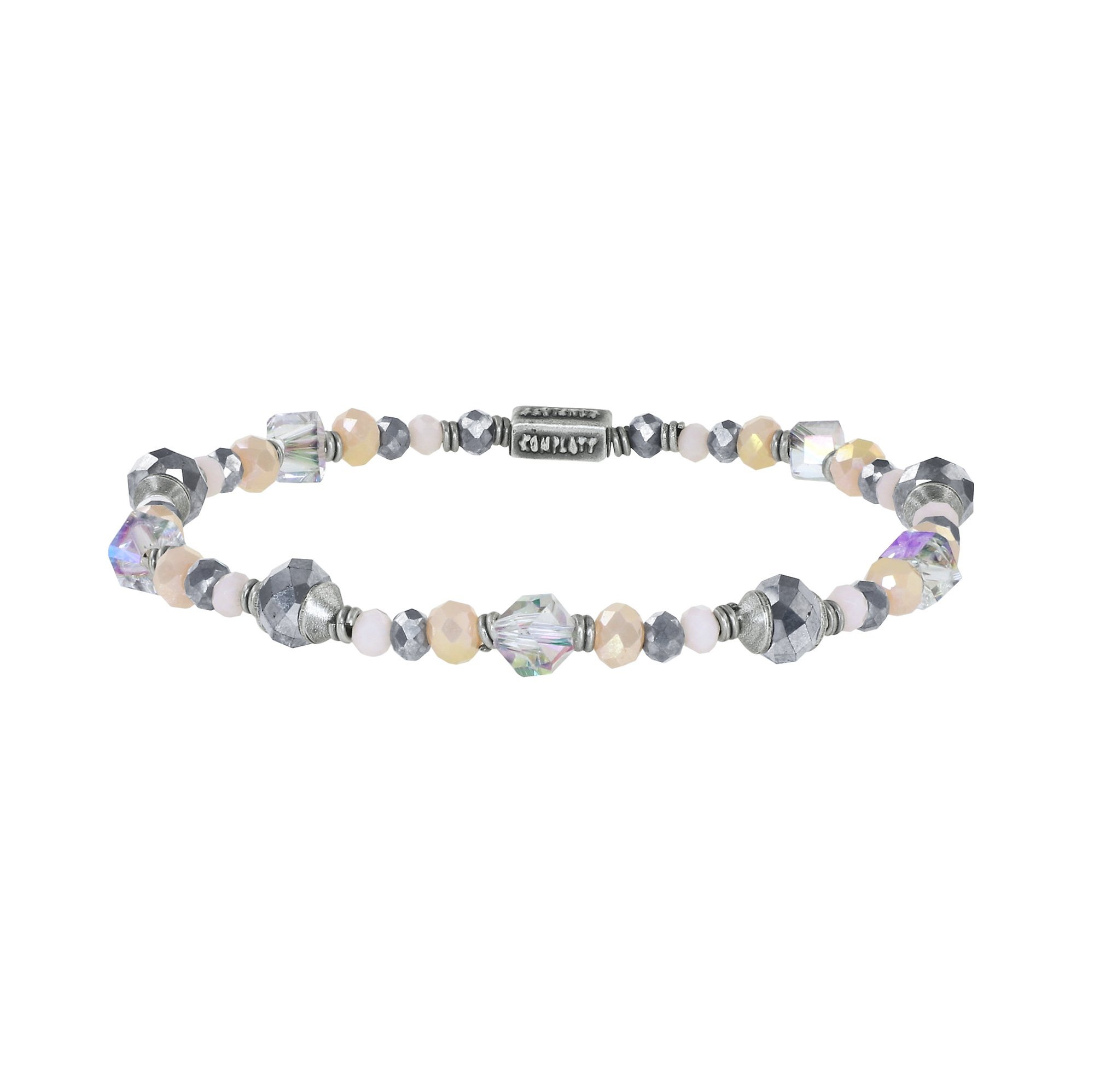 image pour Bracelet élastique Petit Glamour d´Afrique Blanc  