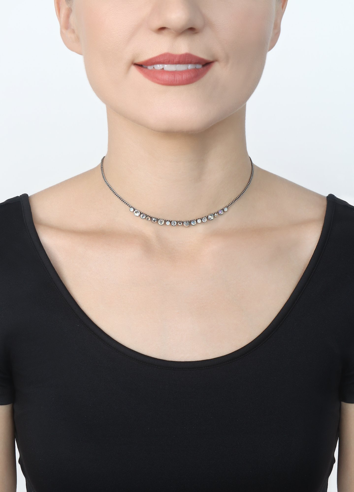 image pour Collier Water Cascade Blanc  