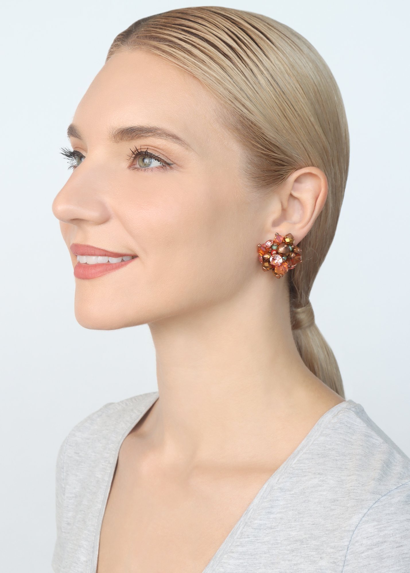 Kép Earring clip Indian Summer Orange  